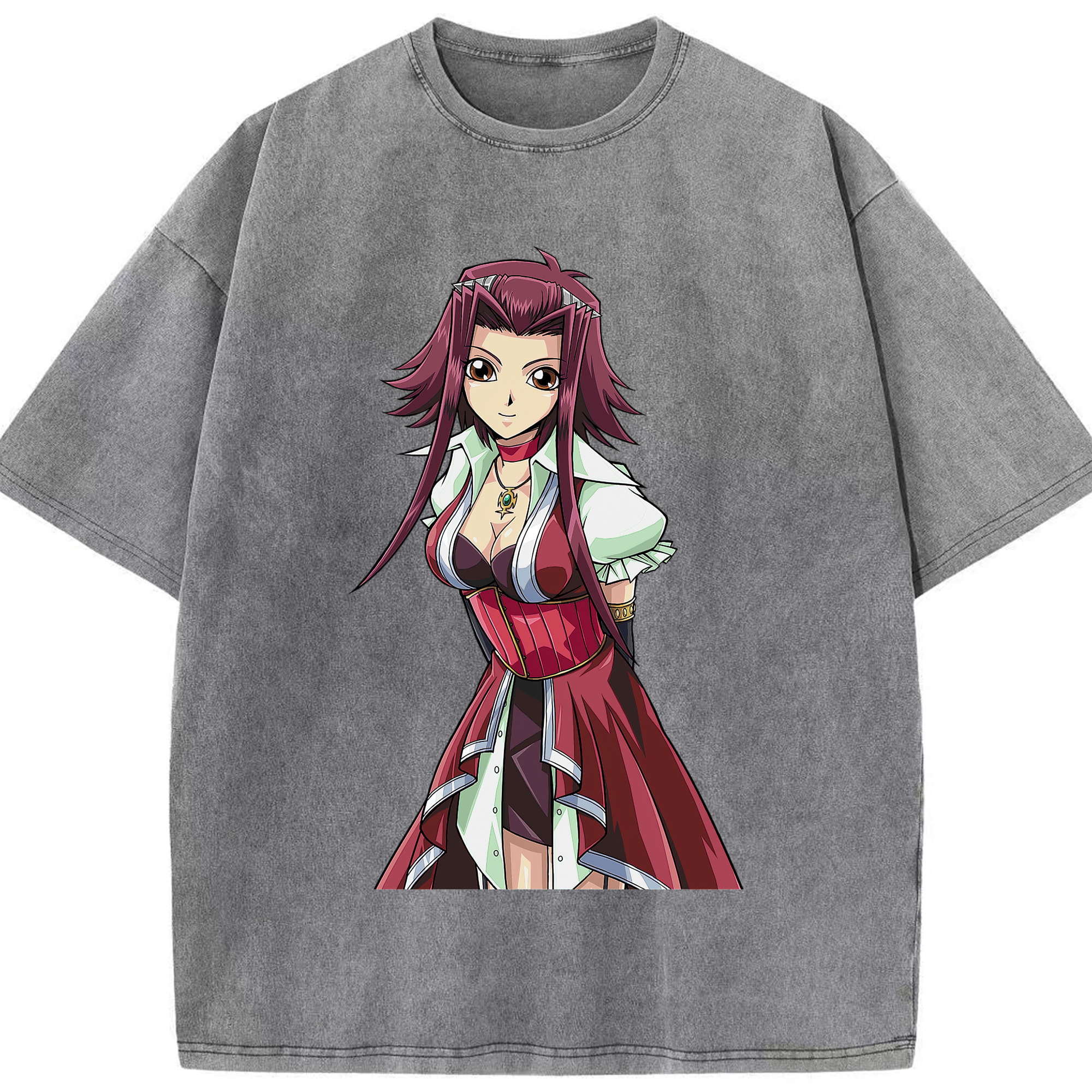 （画像用） 遊☆戯☆王 Yu-Gi-Oh! 綿100% ヴィンテージ風 半袖Tシャツ（フロントプリント）