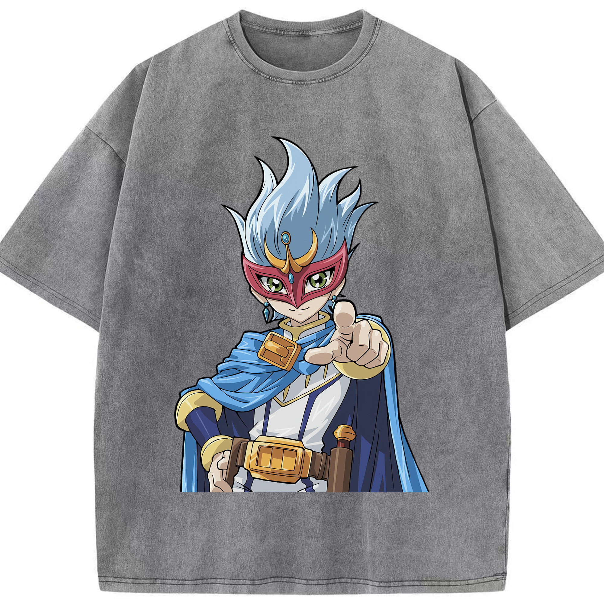 （画像用） 遊☆戯☆王 Yu-Gi-Oh! 綿100% ヴィンテージ風 半袖Tシャツ（フロントプリント）