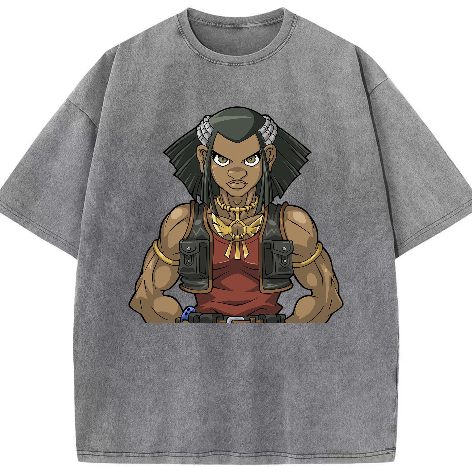 （画像用） 遊☆戯☆王 Yu-Gi-Oh! 綿100% ヴィンテージ風 半袖Tシャツ（フロントプリント）
