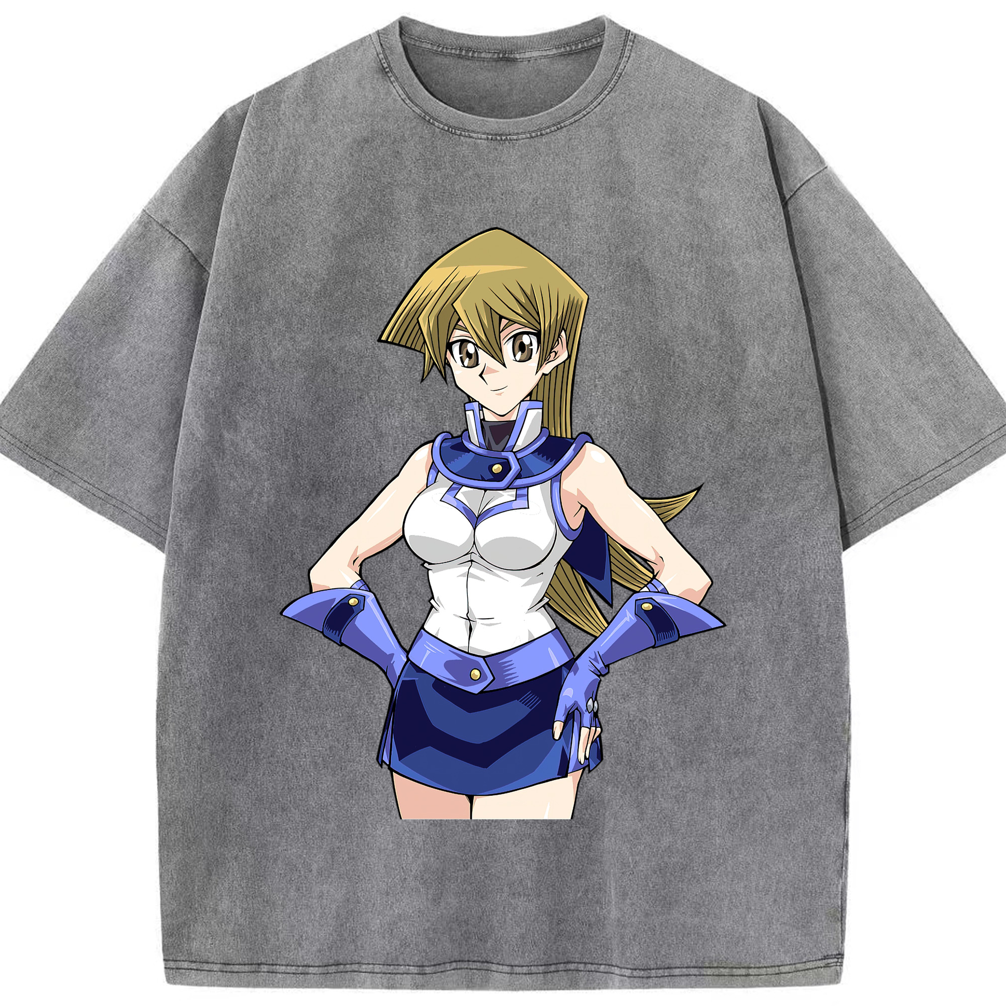 （画像用） 遊☆戯☆王 Yu-Gi-Oh! 綿100% ヴィンテージ風 半袖Tシャツ（フロントプリント）