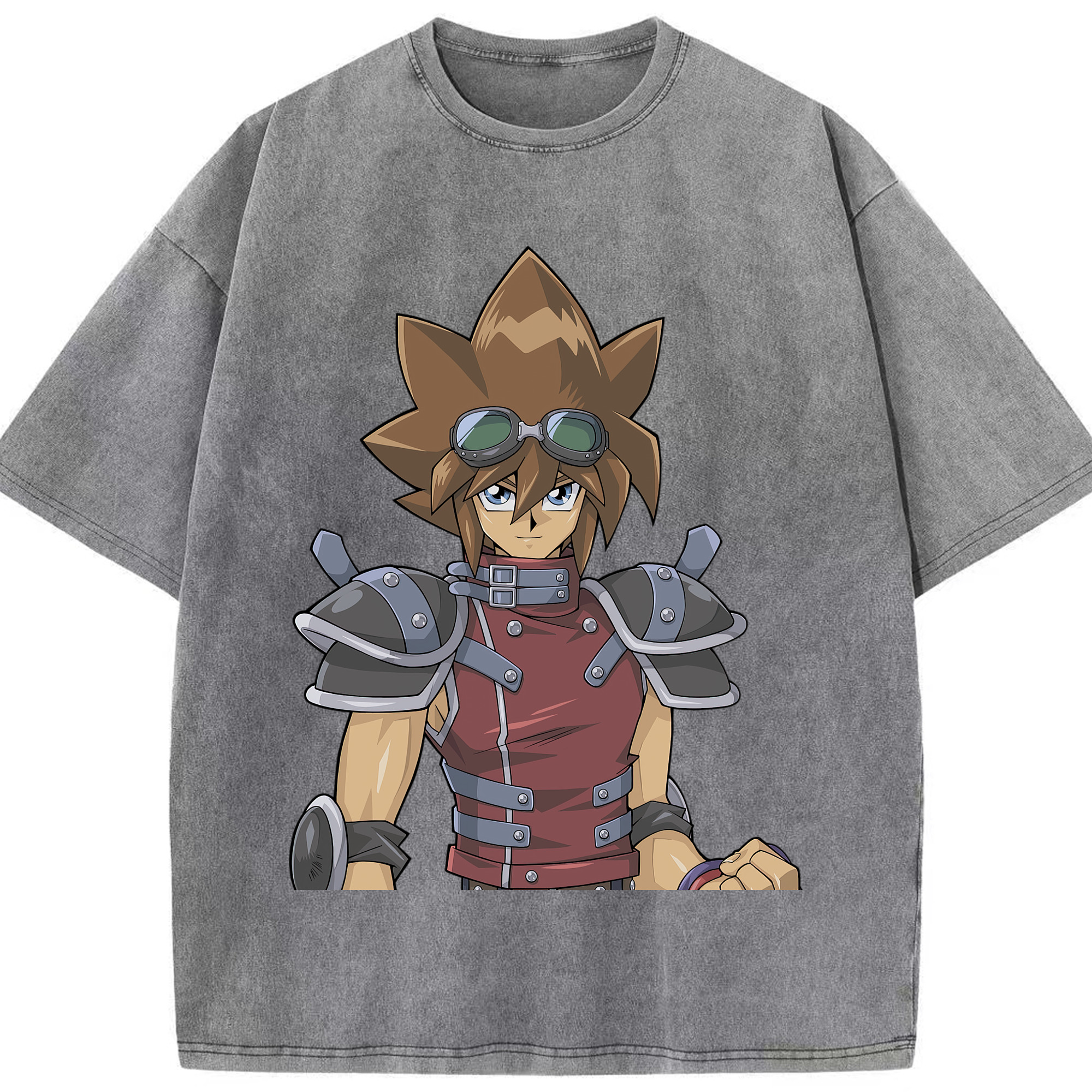 （画像用） 遊☆戯☆王 Yu-Gi-Oh! 綿100% ヴィンテージ風 半袖Tシャツ（フロントプリント）