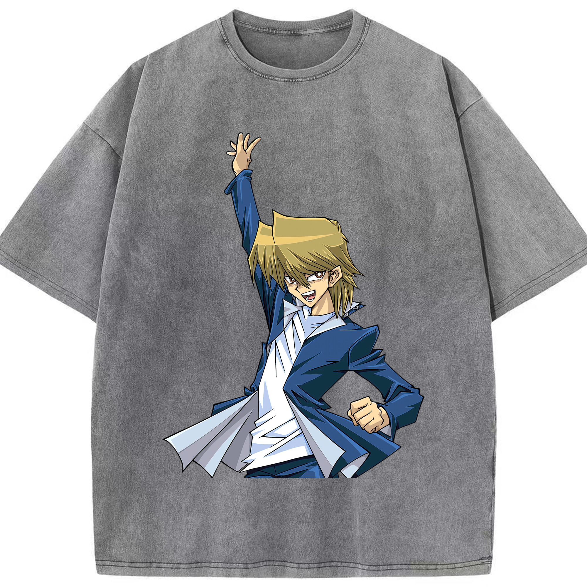 （画像用） 遊☆戯☆王 Yu-Gi-Oh! 綿100% ヴィンテージ風 半袖Tシャツ（フロントプリント）