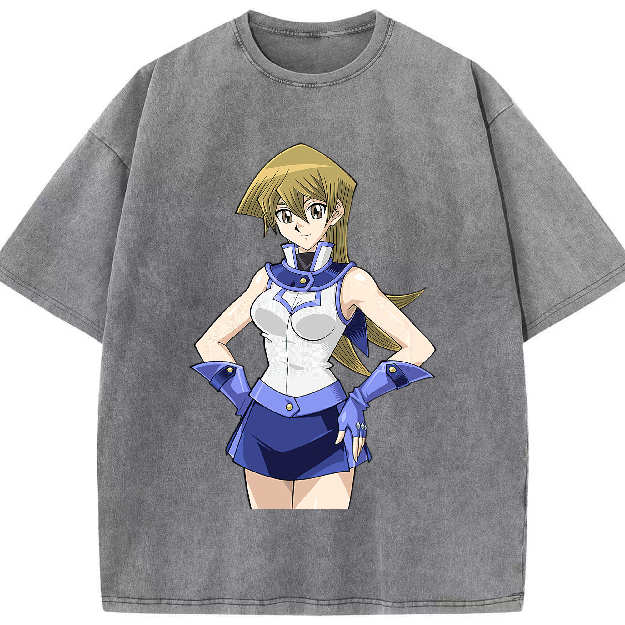 （画像用） 遊☆戯☆王 Yu-Gi-Oh! 綿100% ヴィンテージ風 半袖Tシャツ（フロントプリント）