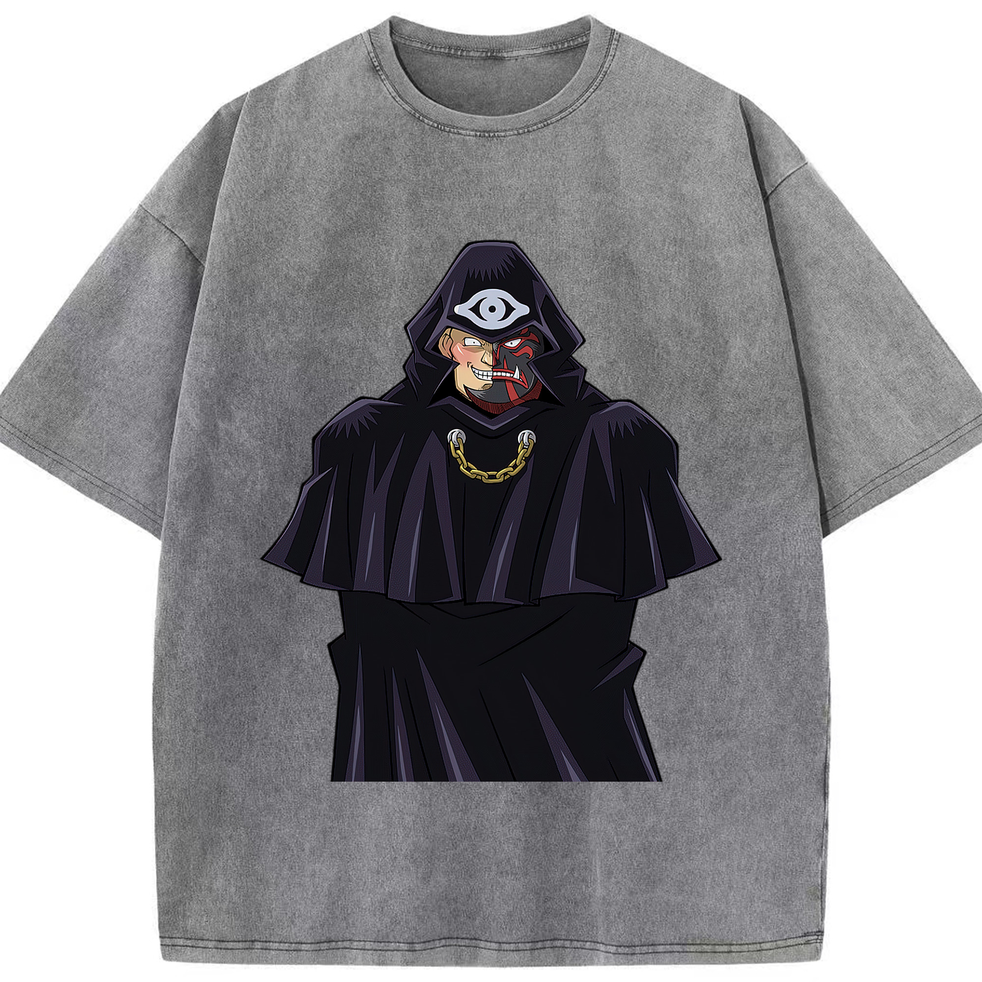 （画像用） 遊☆戯☆王 Yu-Gi-Oh! 綿100% ヴィンテージ風 半袖Tシャツ（フロントプリント）