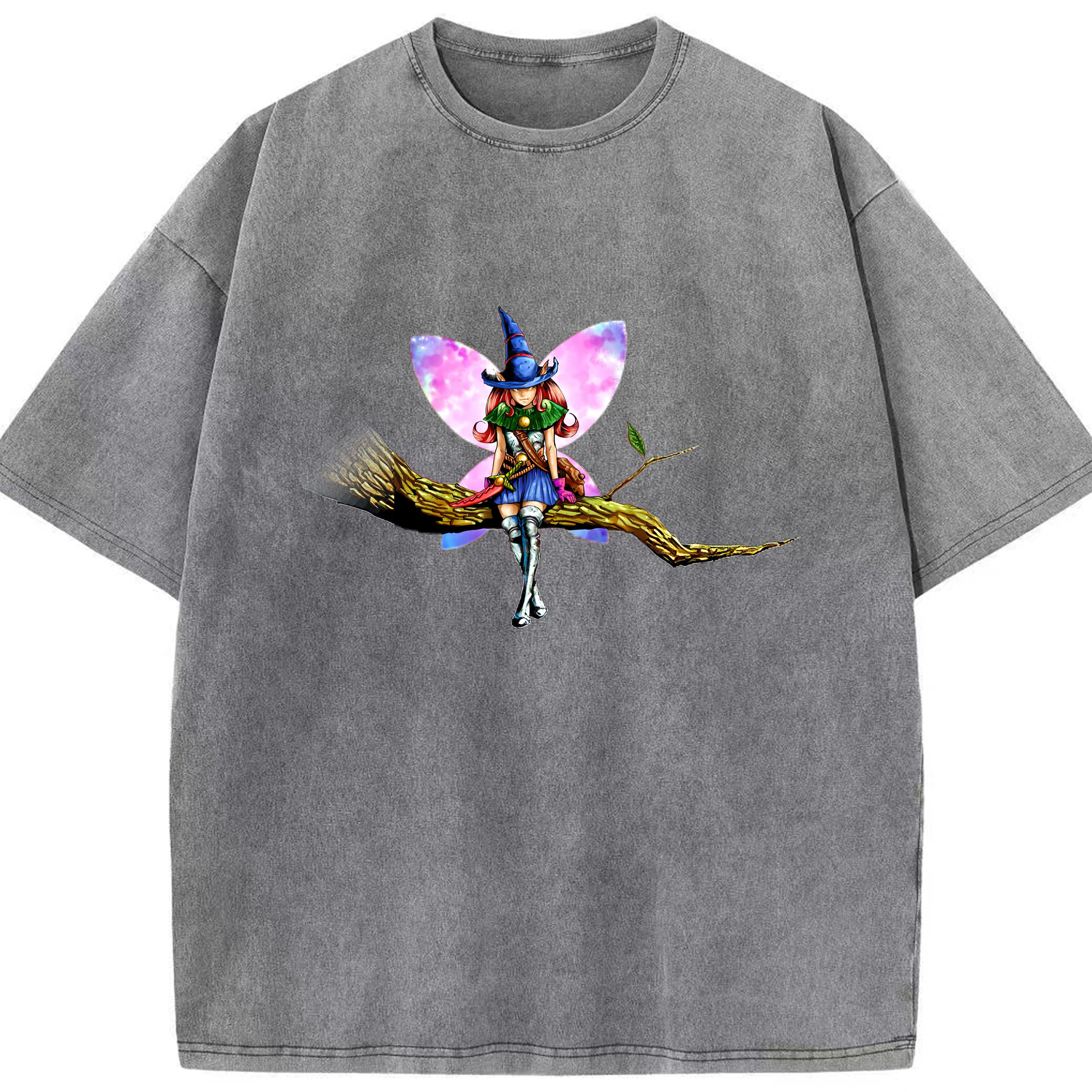 （画像用） 遊☆戯☆王 Yu-Gi-Oh! 綿100% ヴィンテージ風 半袖Tシャツ（フロントプリント）