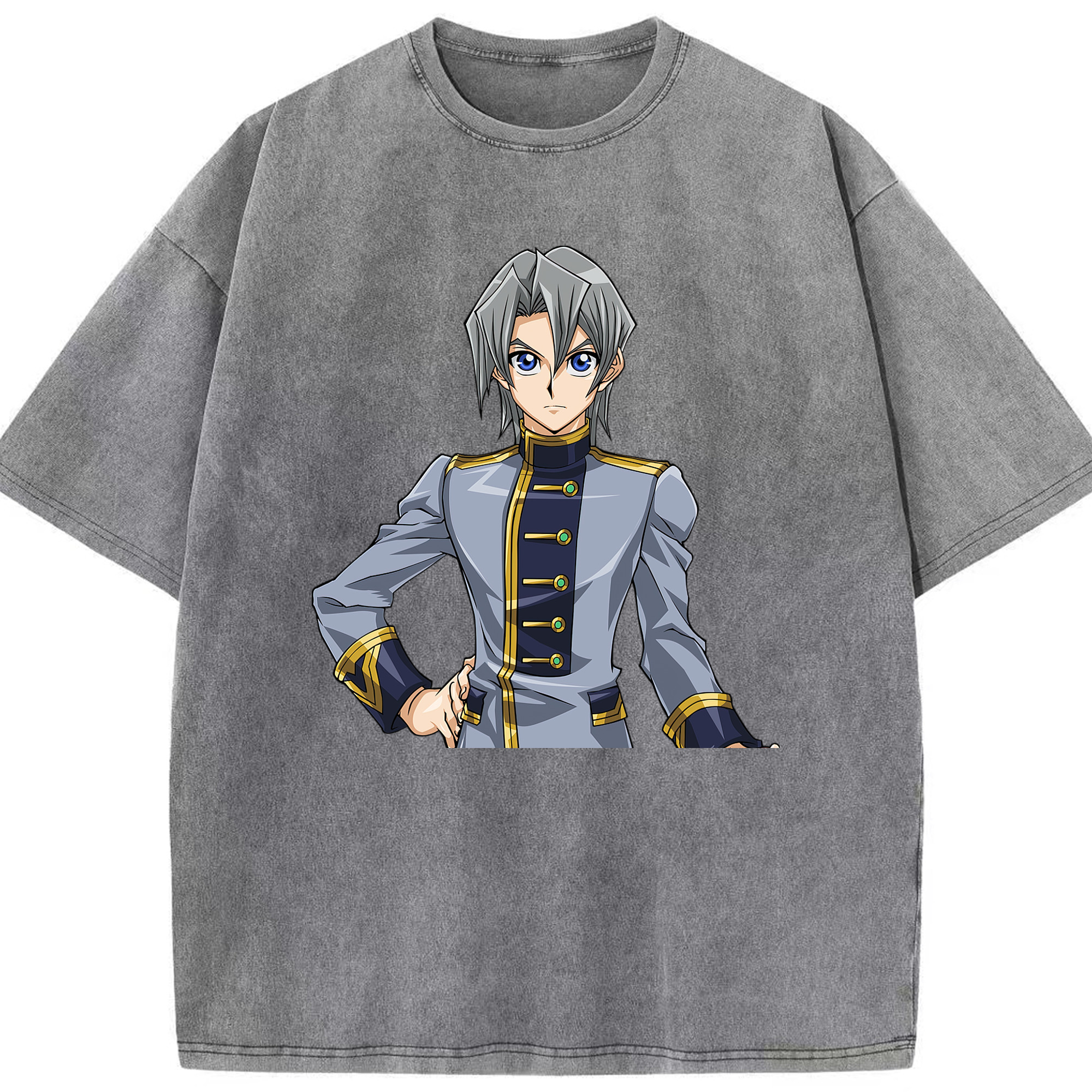 （画像用） 遊☆戯☆王 Yu-Gi-Oh! 綿100% ヴィンテージ風 半袖Tシャツ（フロントプリント）