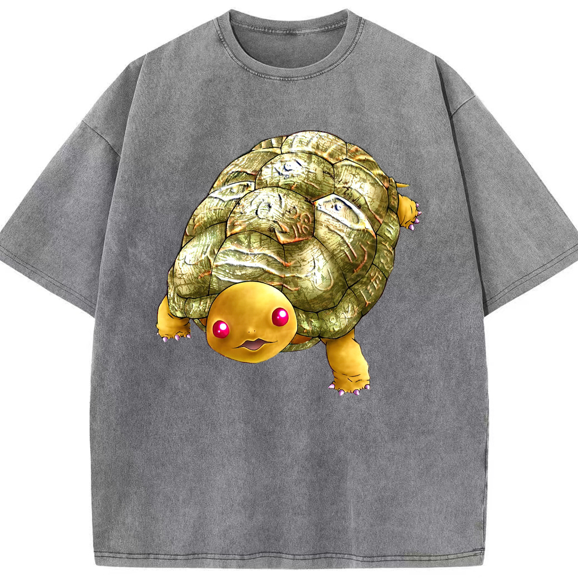 （画像用） 遊☆戯☆王 Yu-Gi-Oh! 綿100% ヴィンテージ風 半袖Tシャツ（フロントプリント）