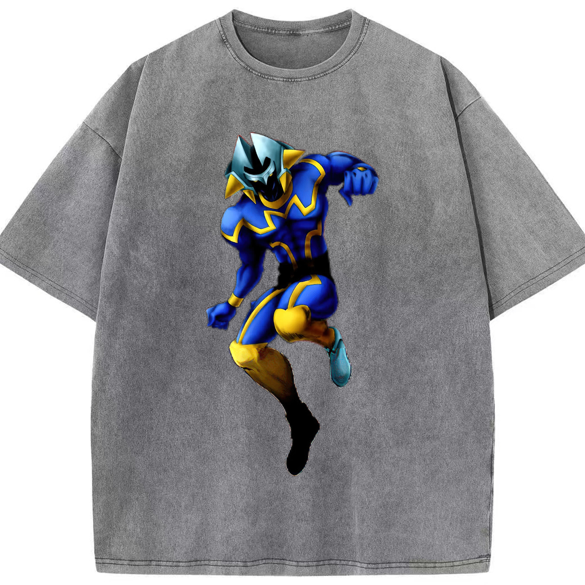 （画像用） 遊☆戯☆王 Yu-Gi-Oh! 綿100% ヴィンテージ風 半袖Tシャツ（フロントプリント）