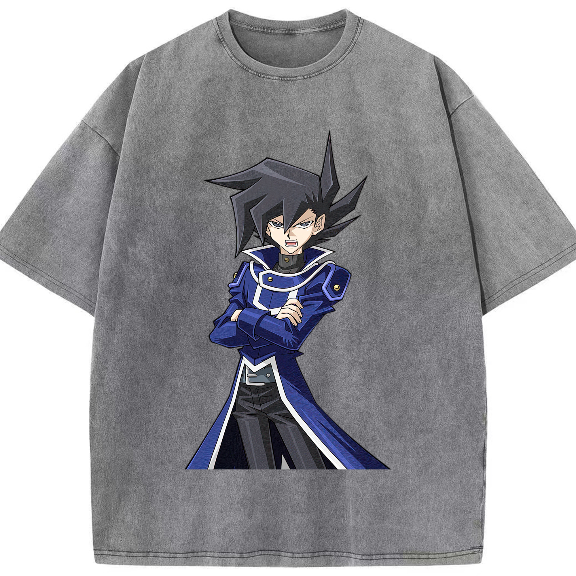 （画像用） 遊☆戯☆王 Yu-Gi-Oh! 綿100% ヴィンテージ風 半袖Tシャツ（フロントプリント）