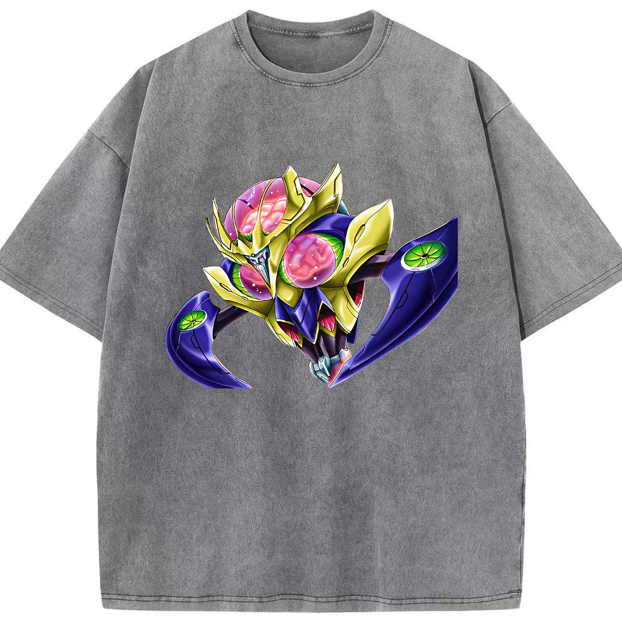 （画像用） 遊☆戯☆王 Yu-Gi-Oh! 綿100% ヴィンテージ風 半袖Tシャツ（フロントプリント）