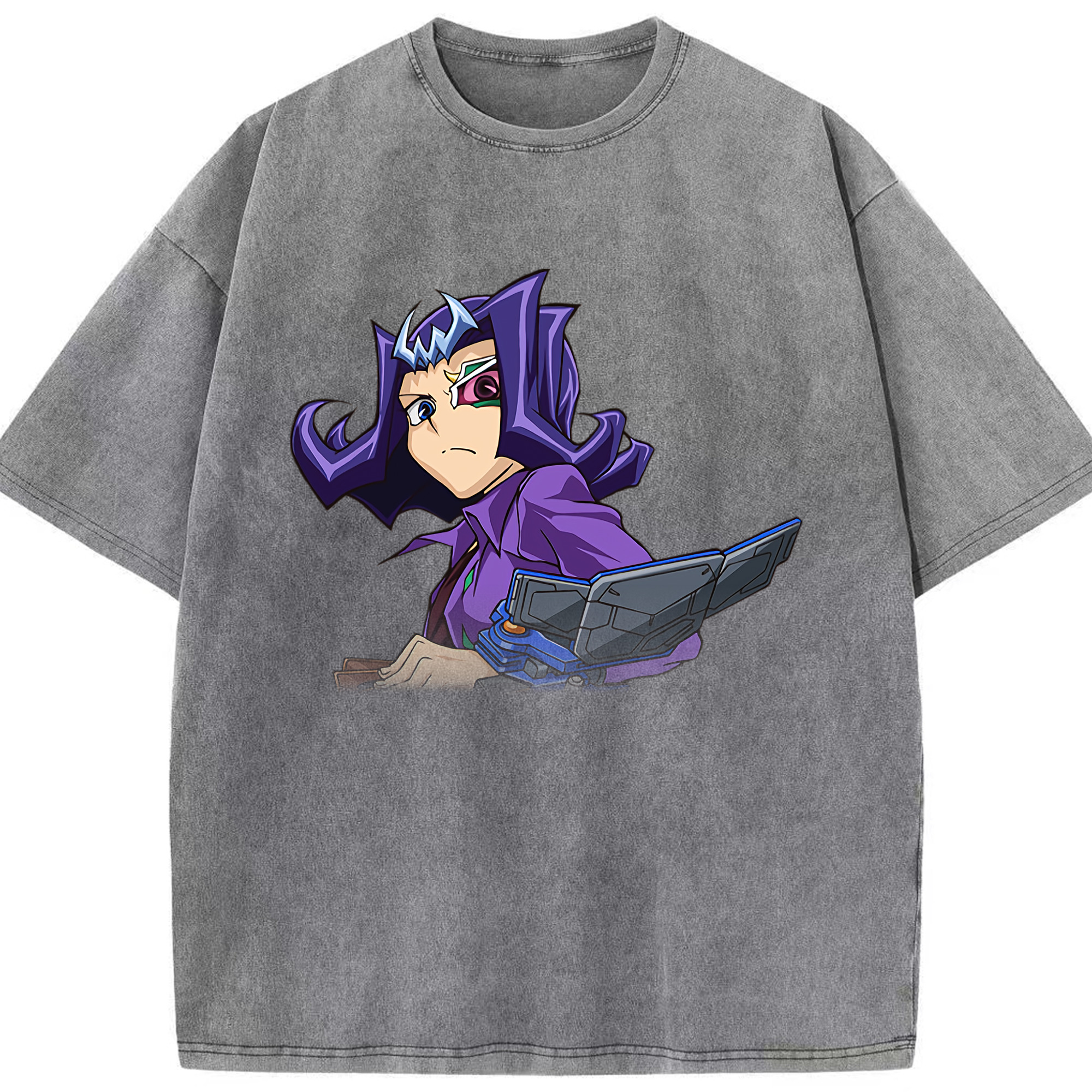 （画像用） 遊☆戯☆王 Yu-Gi-Oh! 綿100% ヴィンテージ風 半袖Tシャツ（フロントプリント）