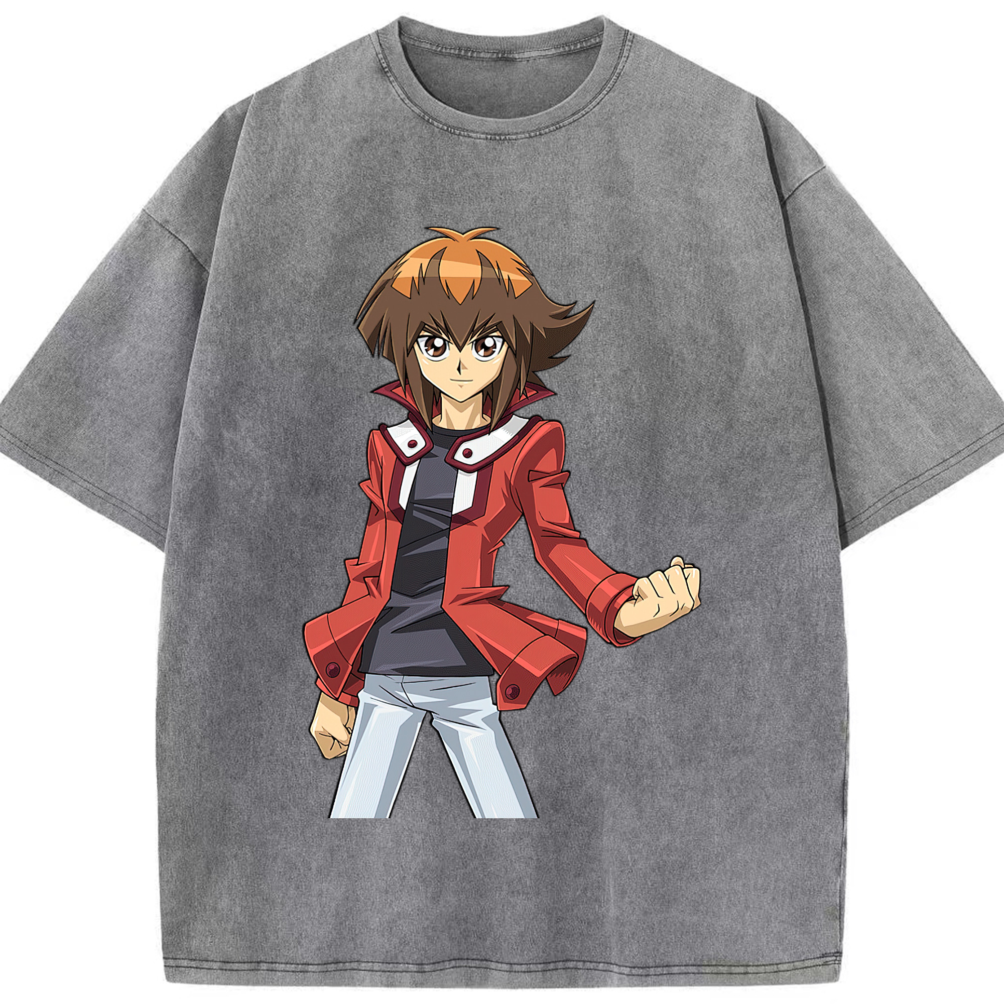 （画像用） 遊☆戯☆王 Yu-Gi-Oh! 綿100% ヴィンテージ風 半袖Tシャツ（フロントプリント）