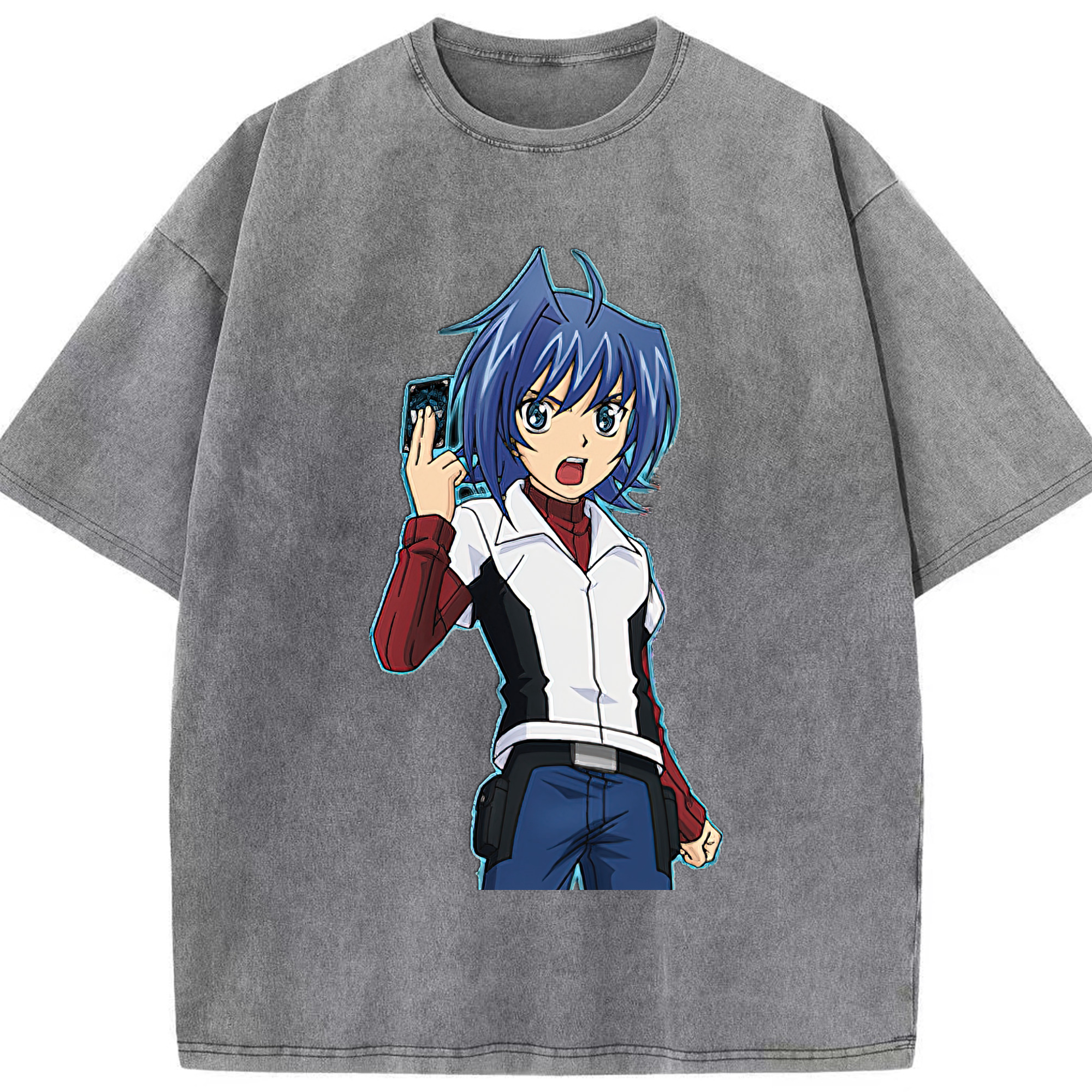 （画像用） 遊☆戯☆王 Yu-Gi-Oh! 綿100% ヴィンテージ風 半袖Tシャツ（フロントプリント）