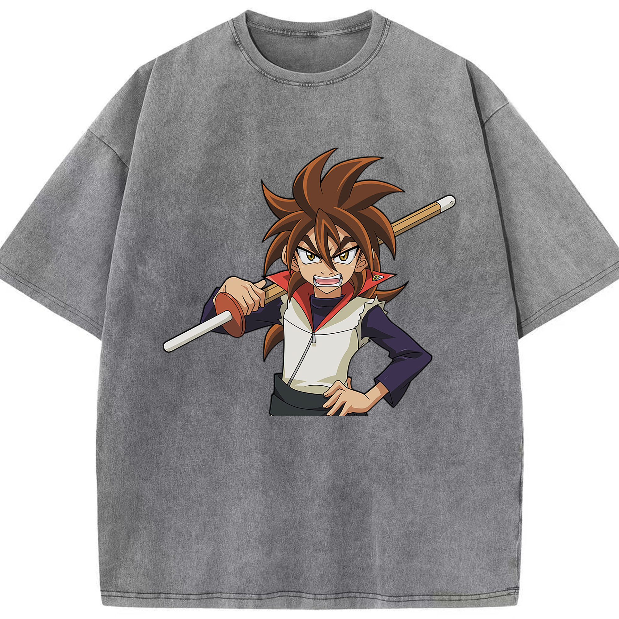 （画像用） 遊☆戯☆王 Yu-Gi-Oh! 綿100% ヴィンテージ風 半袖Tシャツ（フロントプリント）