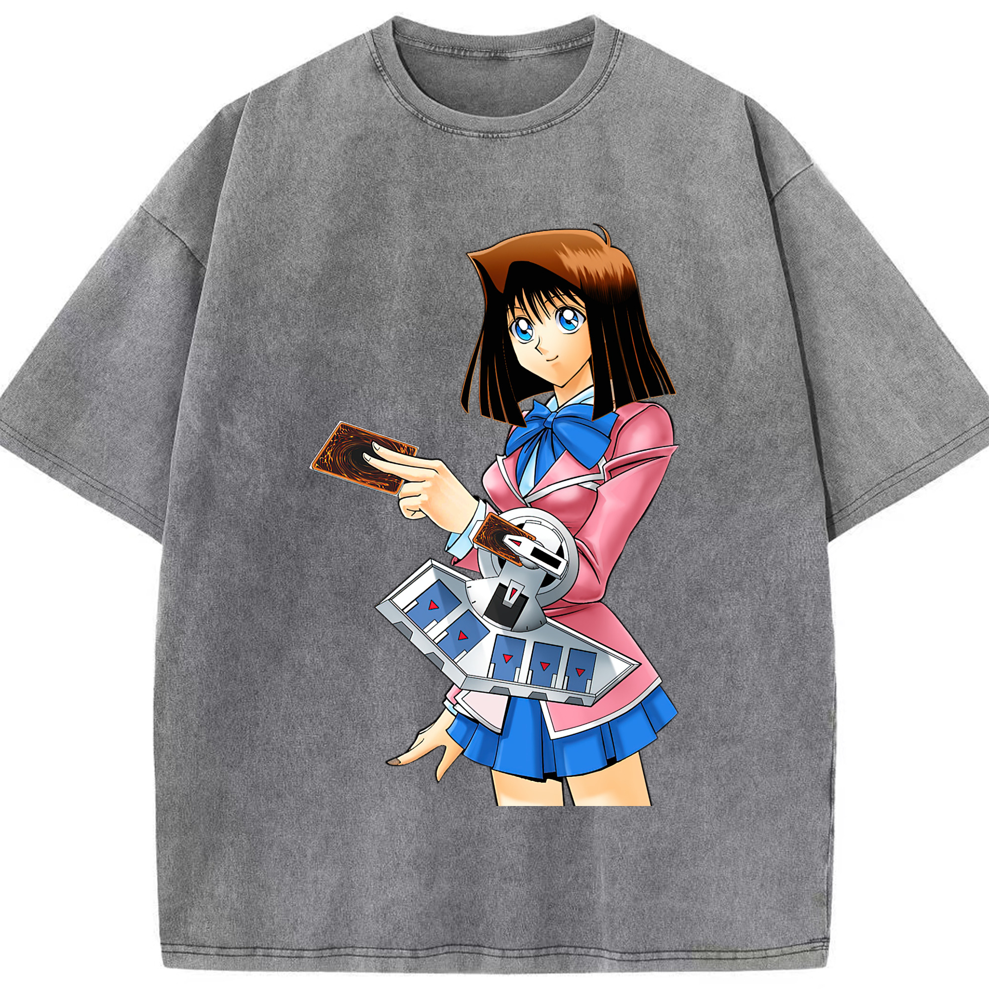 （画像用） 遊☆戯☆王 Yu-Gi-Oh! 綿100% ヴィンテージ風 半袖Tシャツ（フロントプリント）