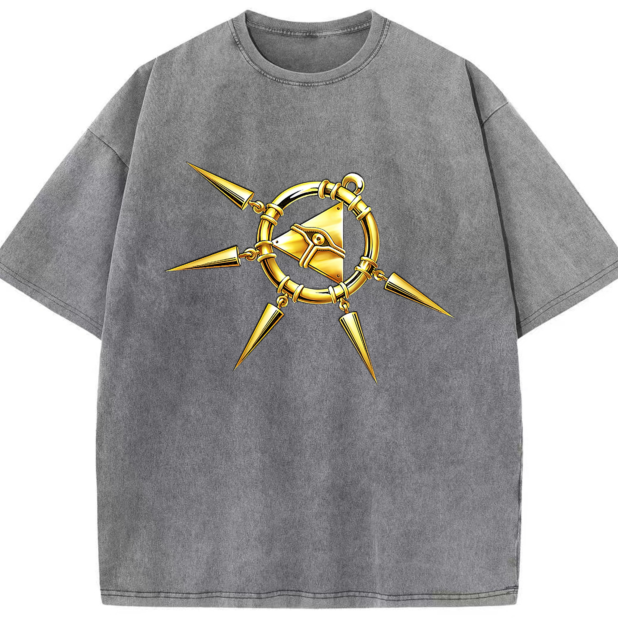 （画像用） 遊☆戯☆王 Yu-Gi-Oh! 綿100% ヴィンテージ風 半袖Tシャツ（フロントプリント）