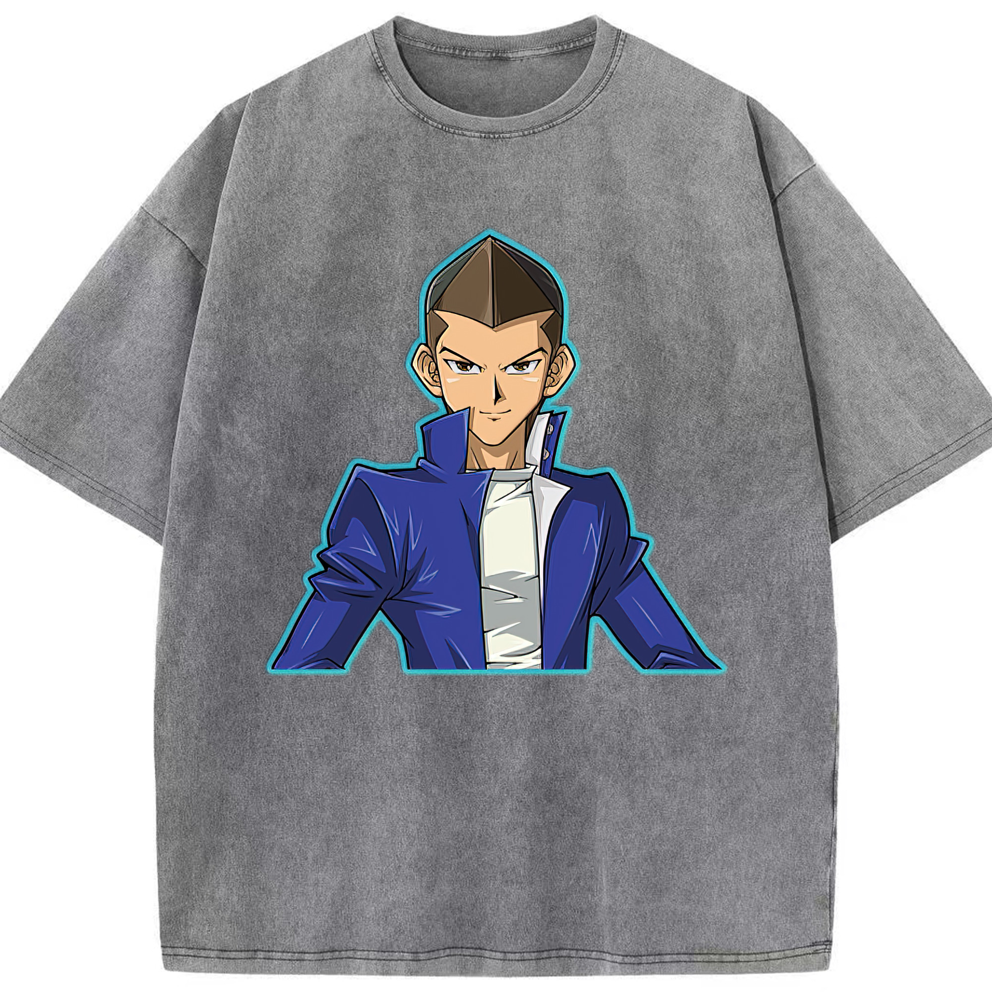 （画像用） 遊☆戯☆王 Yu-Gi-Oh! 綿100% ヴィンテージ風 半袖Tシャツ（フロントプリント）