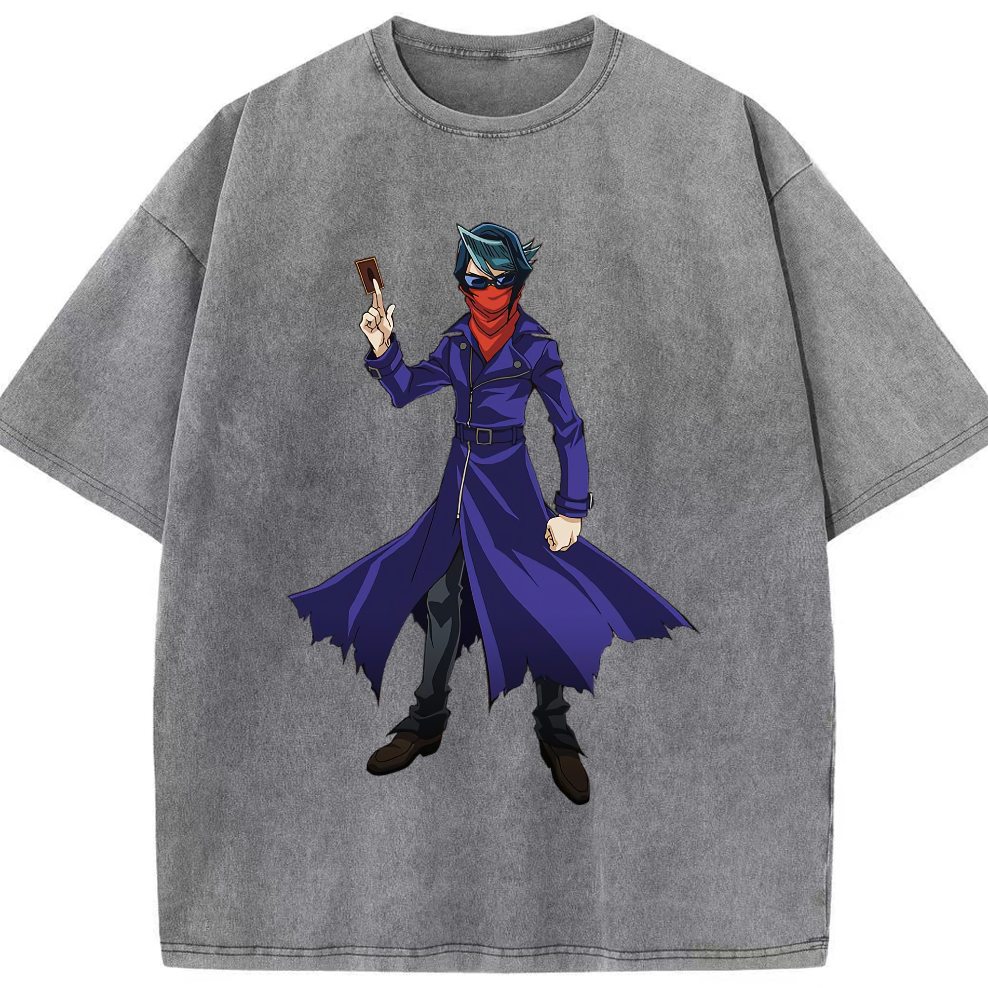 （画像用） 遊☆戯☆王 Yu-Gi-Oh! 綿100% ヴィンテージ風 半袖Tシャツ（フロントプリント）