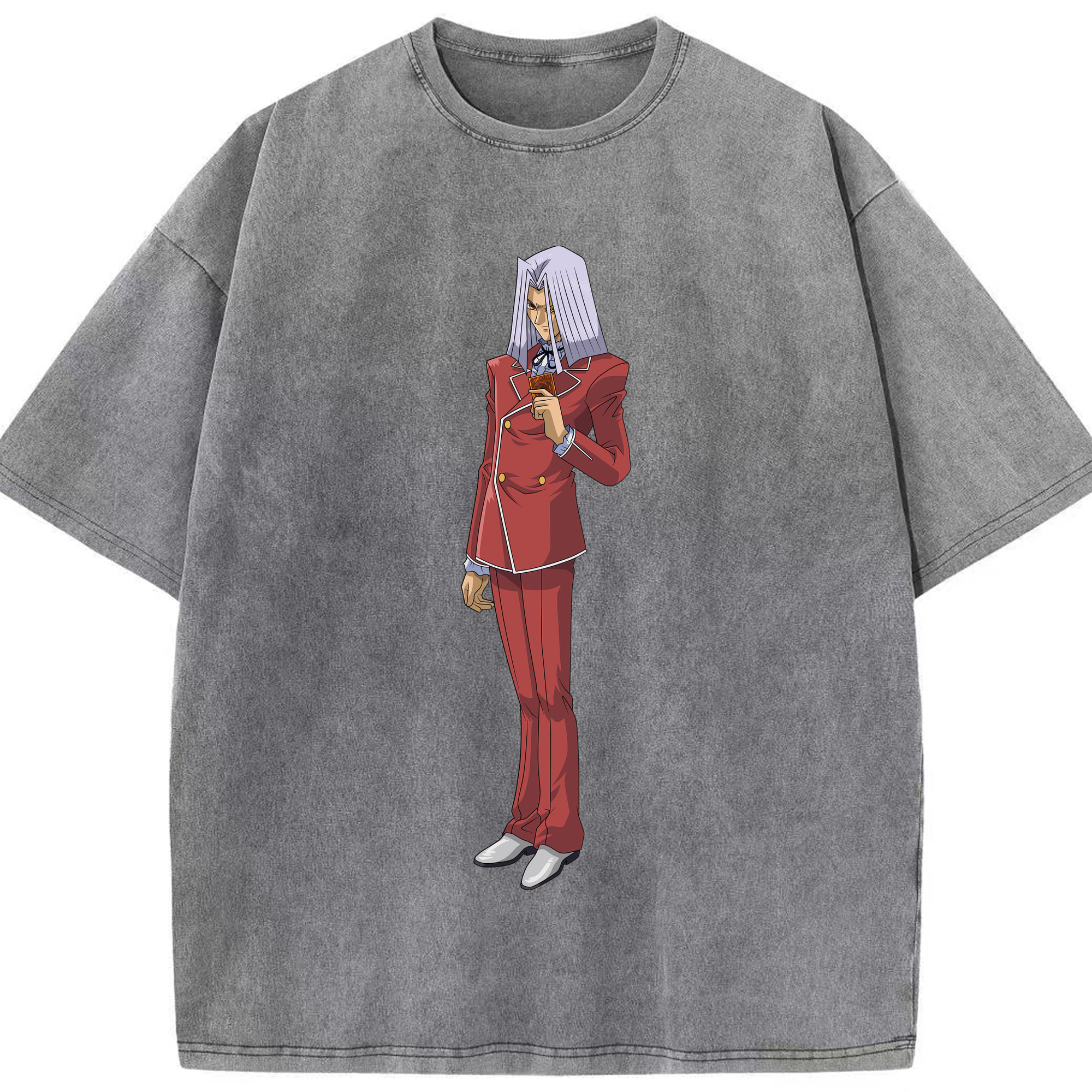 （画像用） 遊☆戯☆王 Yu-Gi-Oh! 綿100% ヴィンテージ風 半袖Tシャツ（フロントプリント）