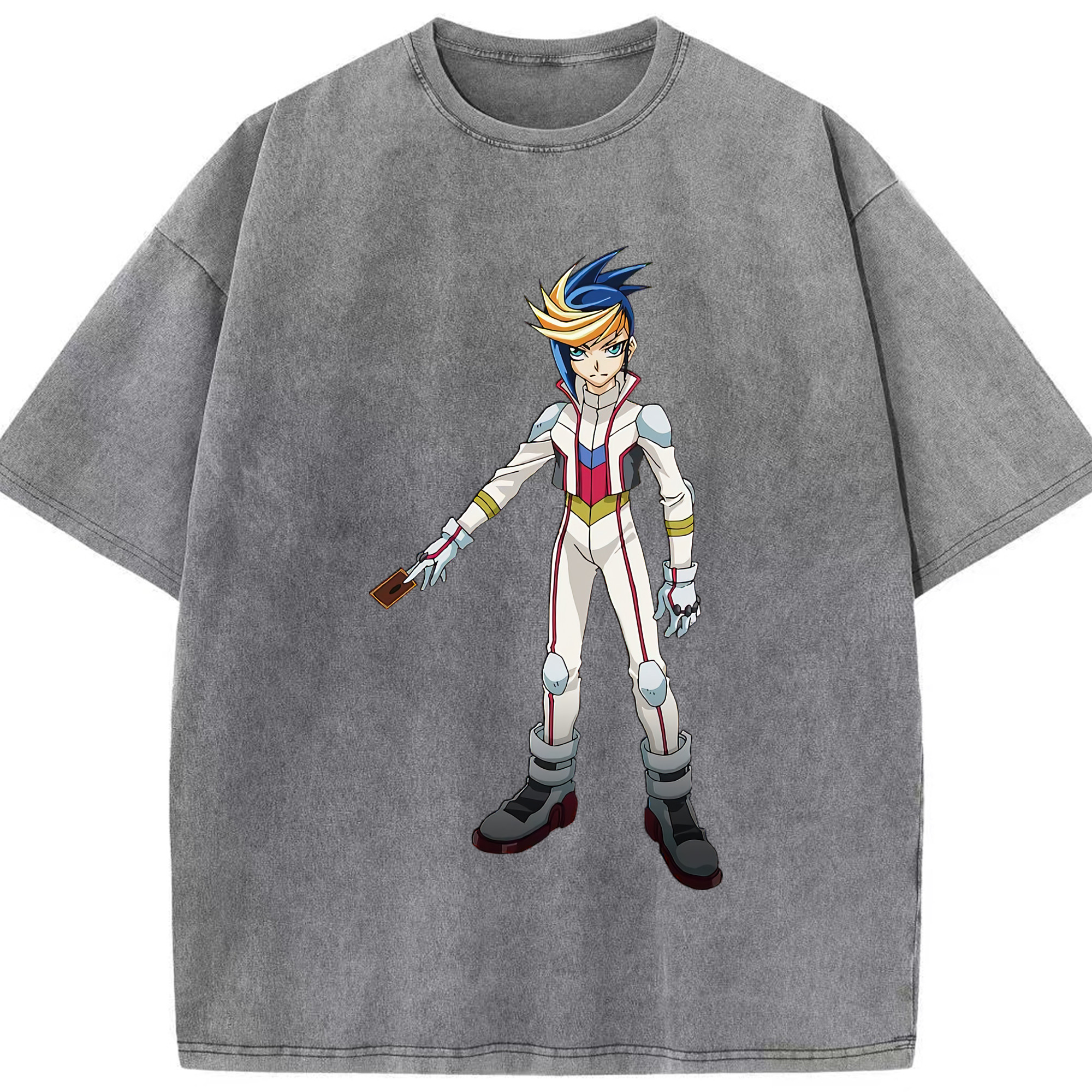 （画像用） 遊☆戯☆王 Yu-Gi-Oh! 綿100% ヴィンテージ風 半袖Tシャツ（フロントプリント）