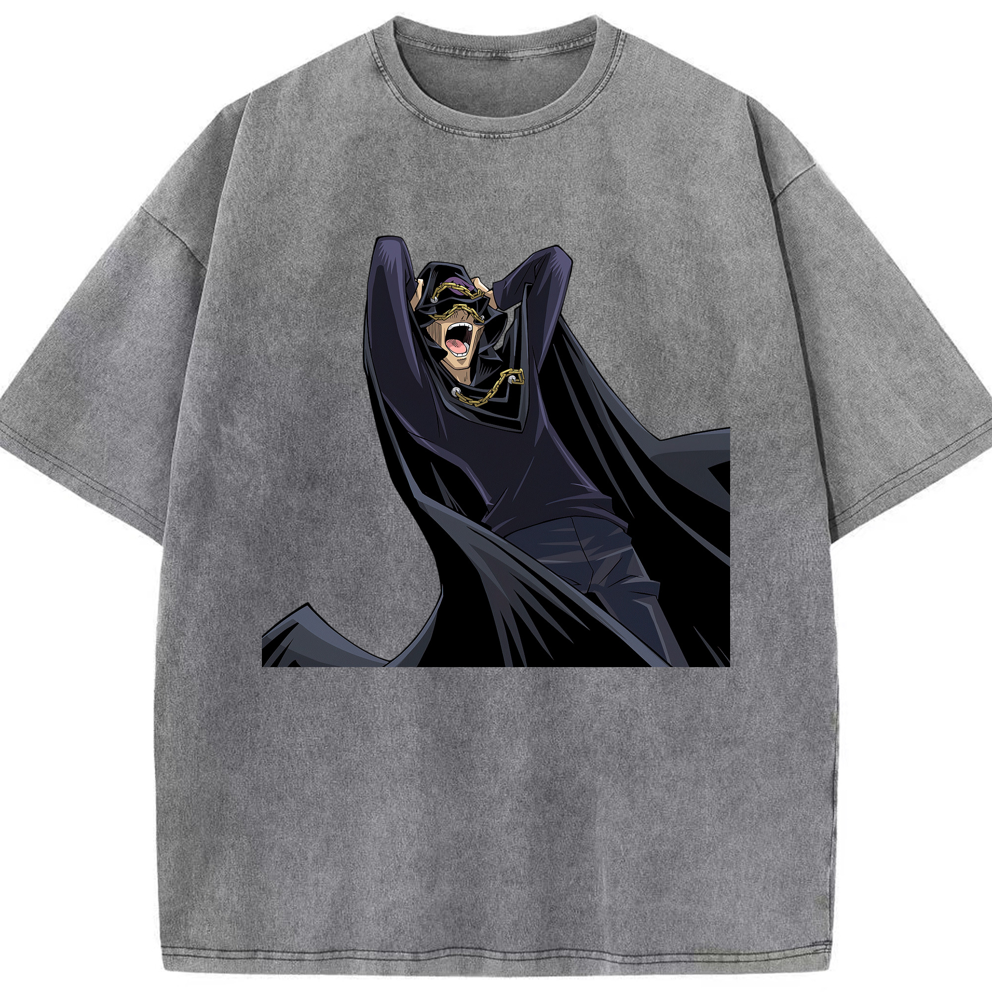 （画像用） 遊☆戯☆王 Yu-Gi-Oh! 綿100% ヴィンテージ風 半袖Tシャツ（フロントプリント）