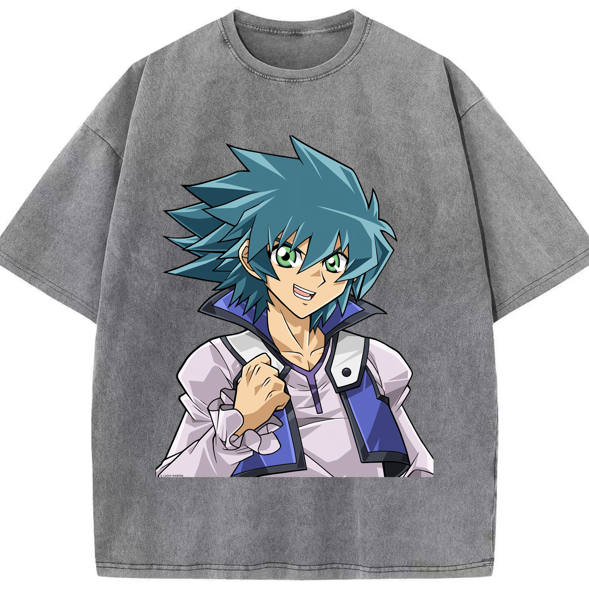 （画像用） 遊☆戯☆王 Yu-Gi-Oh! 綿100% ヴィンテージ風 半袖Tシャツ（フロントプリント）