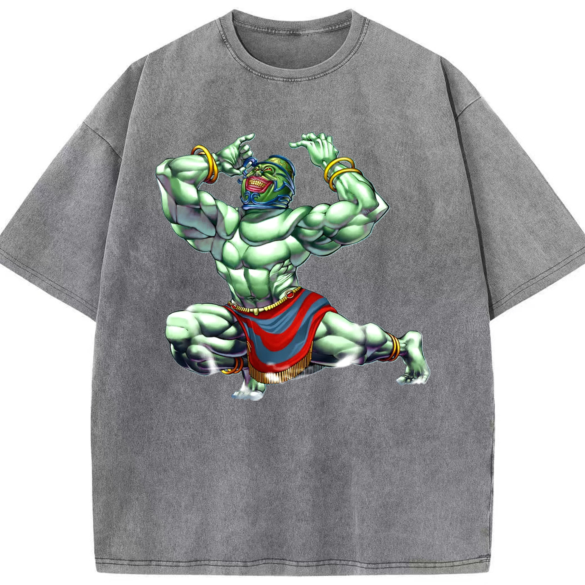 （画像用） 遊☆戯☆王 Yu-Gi-Oh! 綿100% ヴィンテージ風 半袖Tシャツ（フロントプリント）