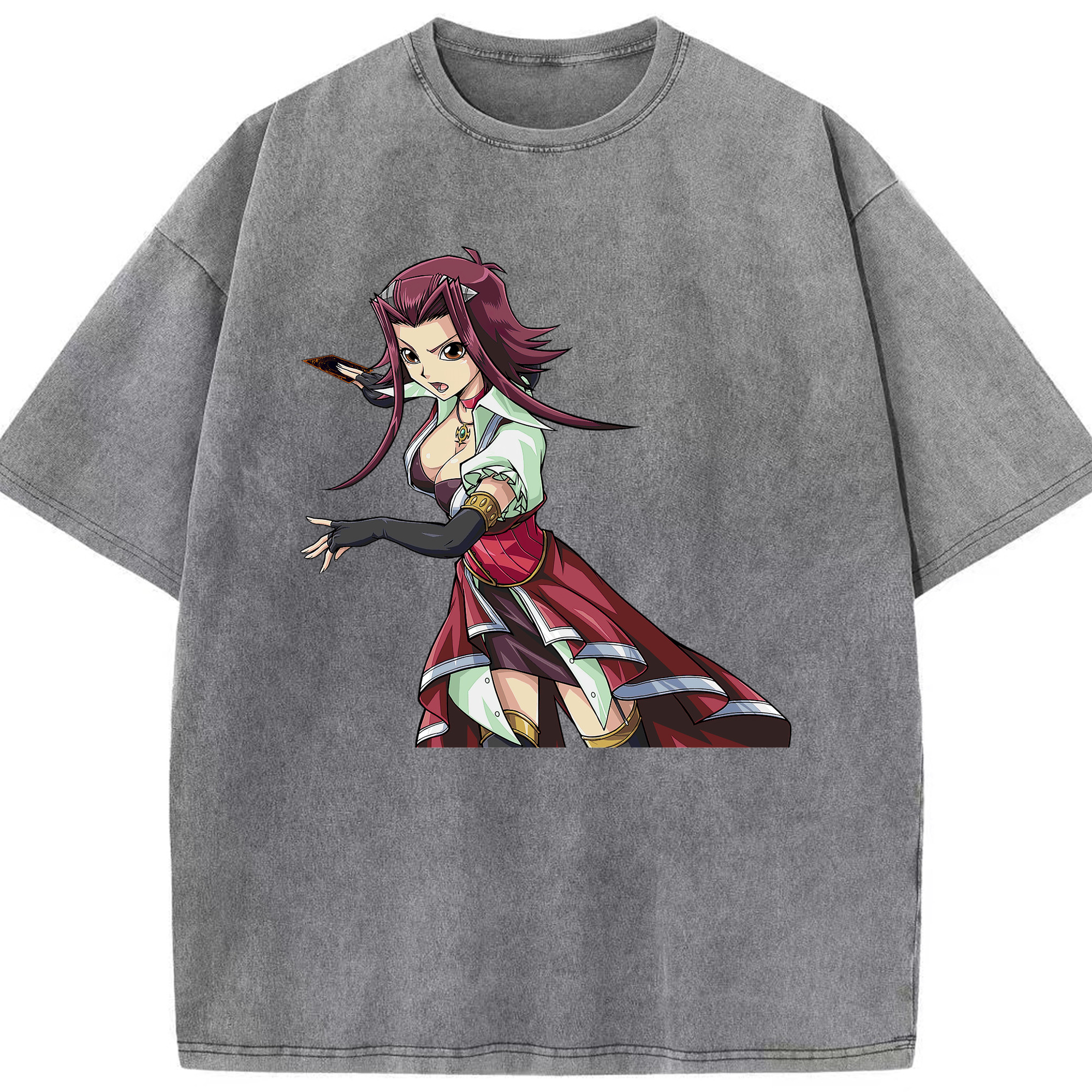 （画像用） 遊☆戯☆王 Yu-Gi-Oh! 綿100% ヴィンテージ風 半袖Tシャツ（フロントプリント）