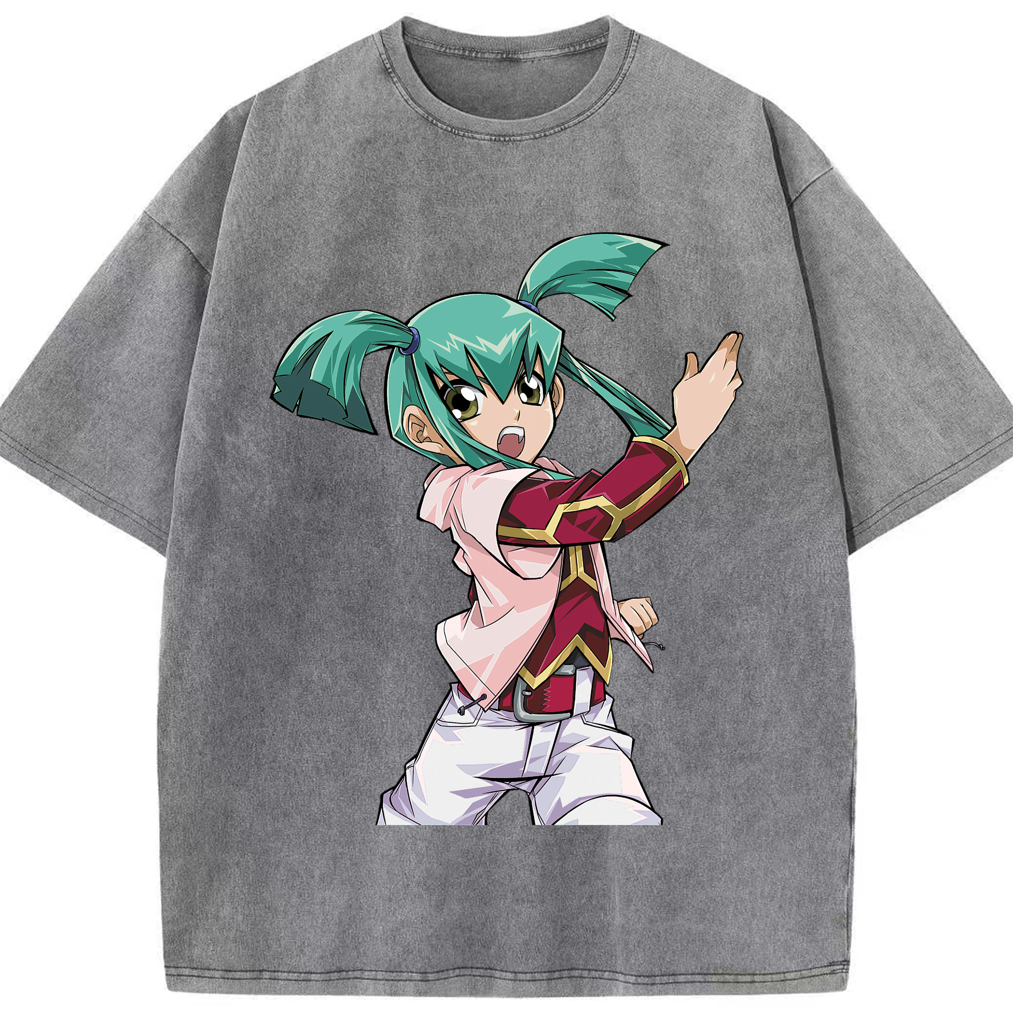 （画像用） 遊☆戯☆王 Yu-Gi-Oh! 綿100% ヴィンテージ風 半袖Tシャツ（フロントプリント）
