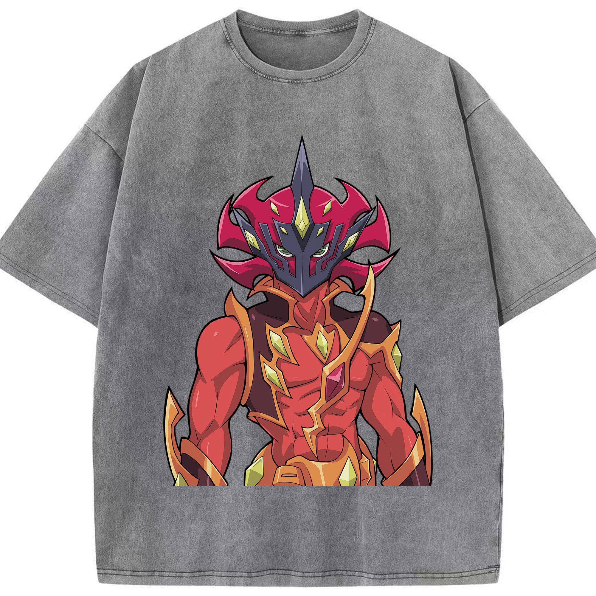 （画像用） 遊☆戯☆王 Yu-Gi-Oh! 綿100% ヴィンテージ風 半袖Tシャツ（フロントプリント）
