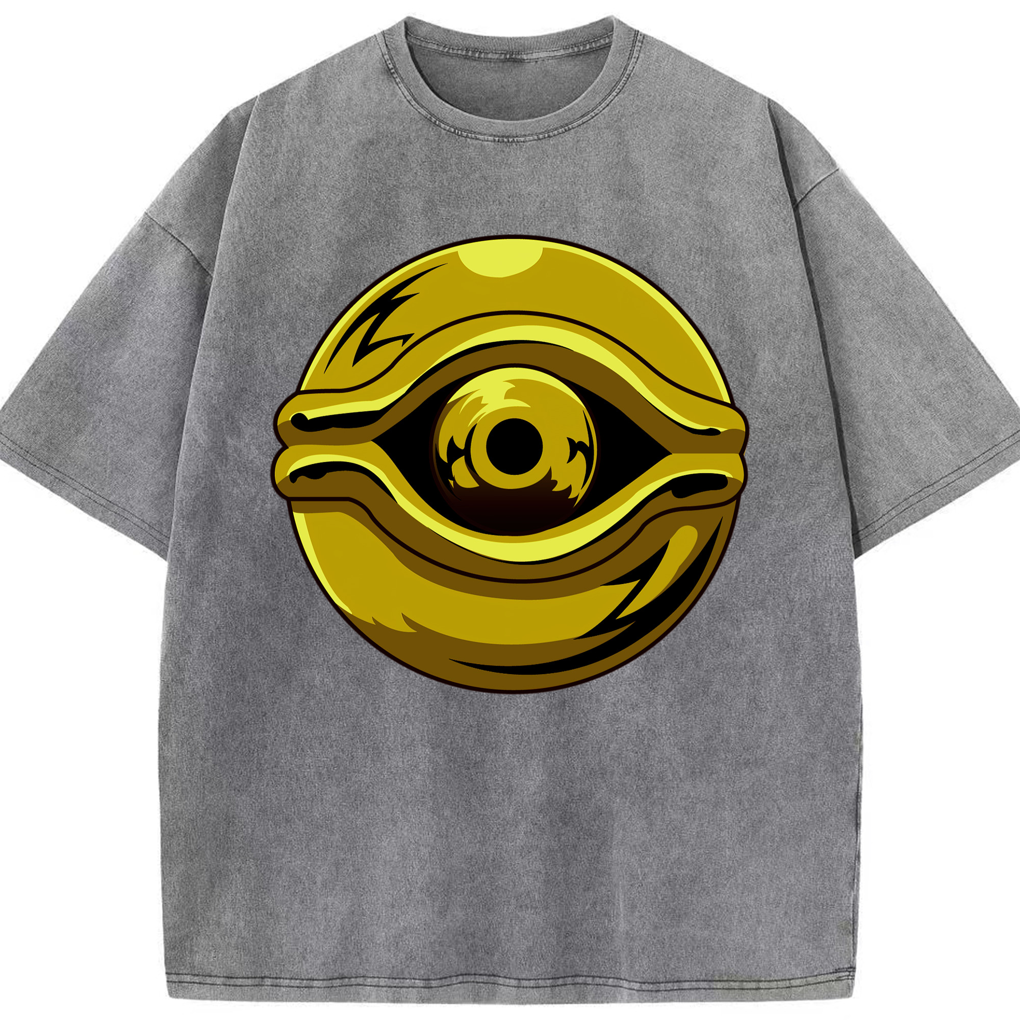 （画像用） 遊☆戯☆王 Yu-Gi-Oh! 綿100% ヴィンテージ風 半袖Tシャツ（フロントプリント）
