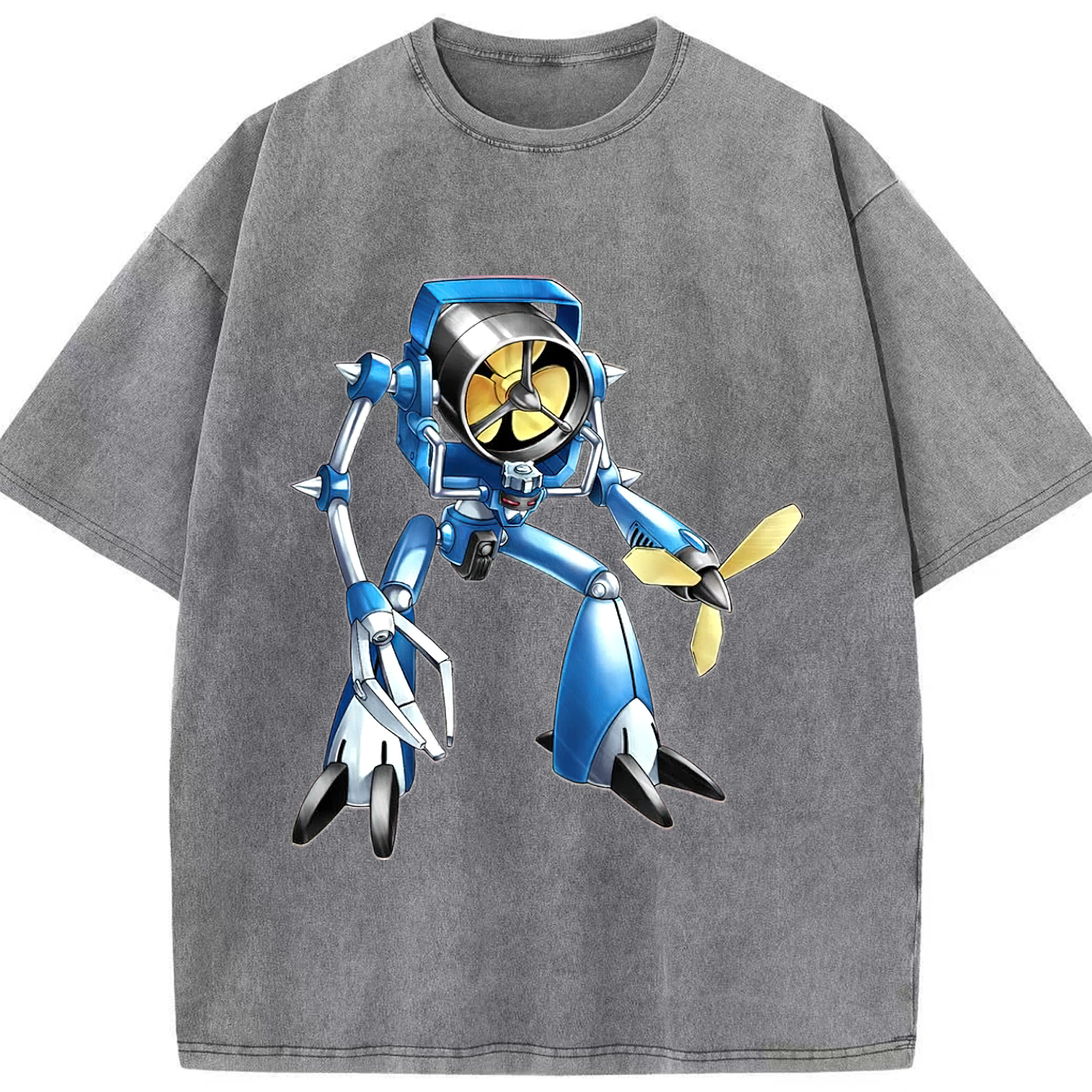 （画像用） 遊☆戯☆王 Yu-Gi-Oh! 綿100% ヴィンテージ風 半袖Tシャツ（フロントプリント）