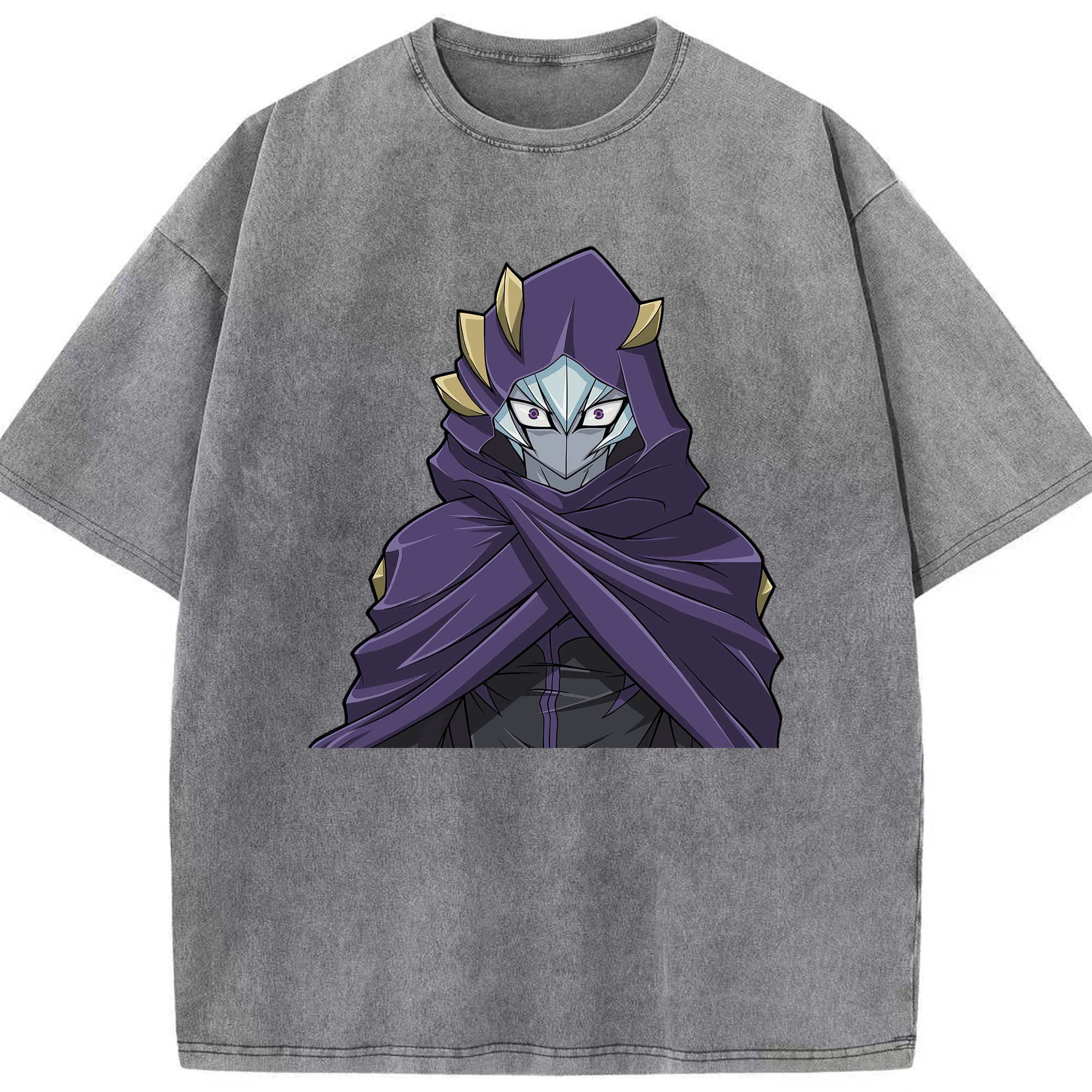 （画像用） 遊☆戯☆王 Yu-Gi-Oh! 綿100% ヴィンテージ風 半袖Tシャツ（フロントプリント）