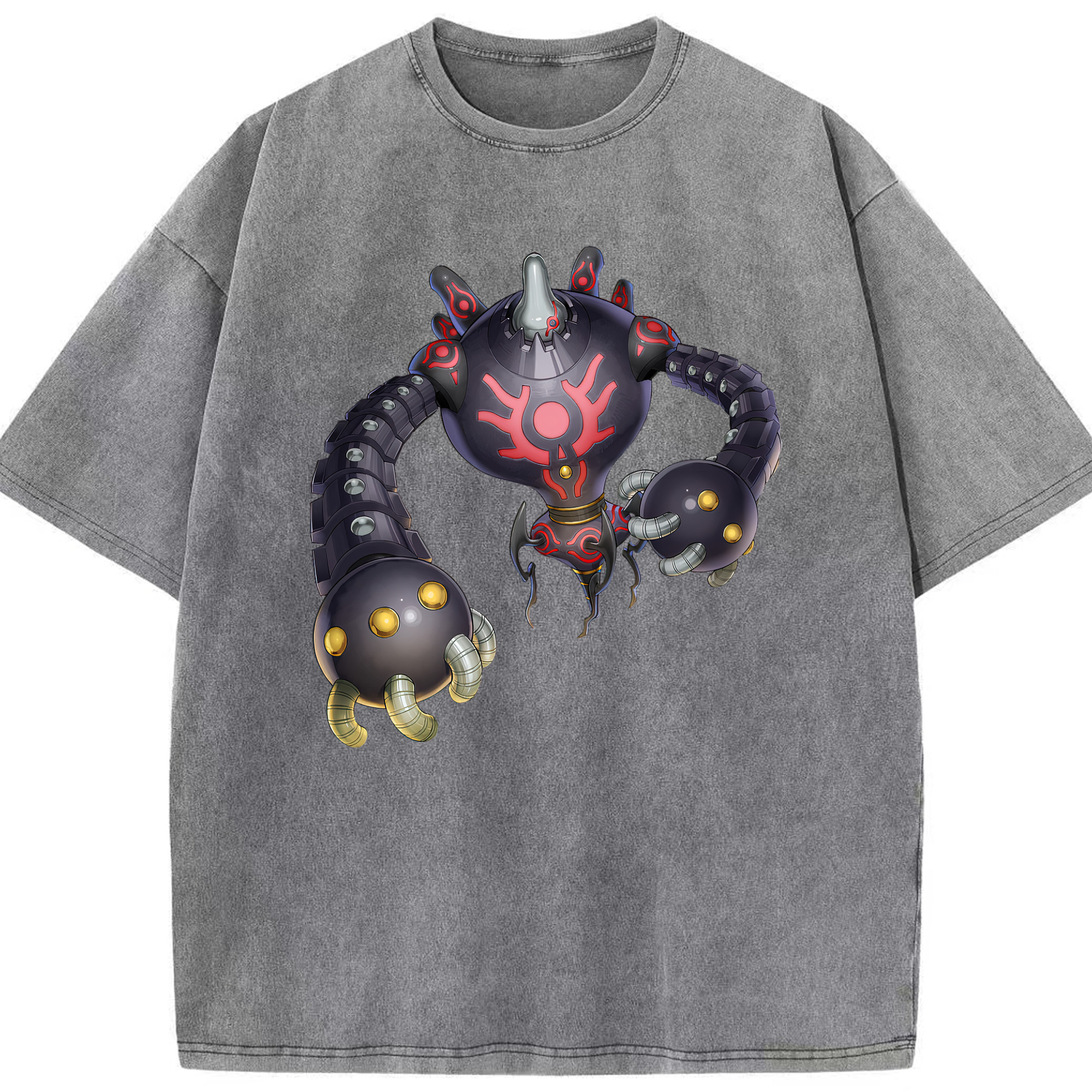 （画像用） 遊☆戯☆王 Yu-Gi-Oh! 綿100% ヴィンテージ風 半袖Tシャツ（フロントプリント）