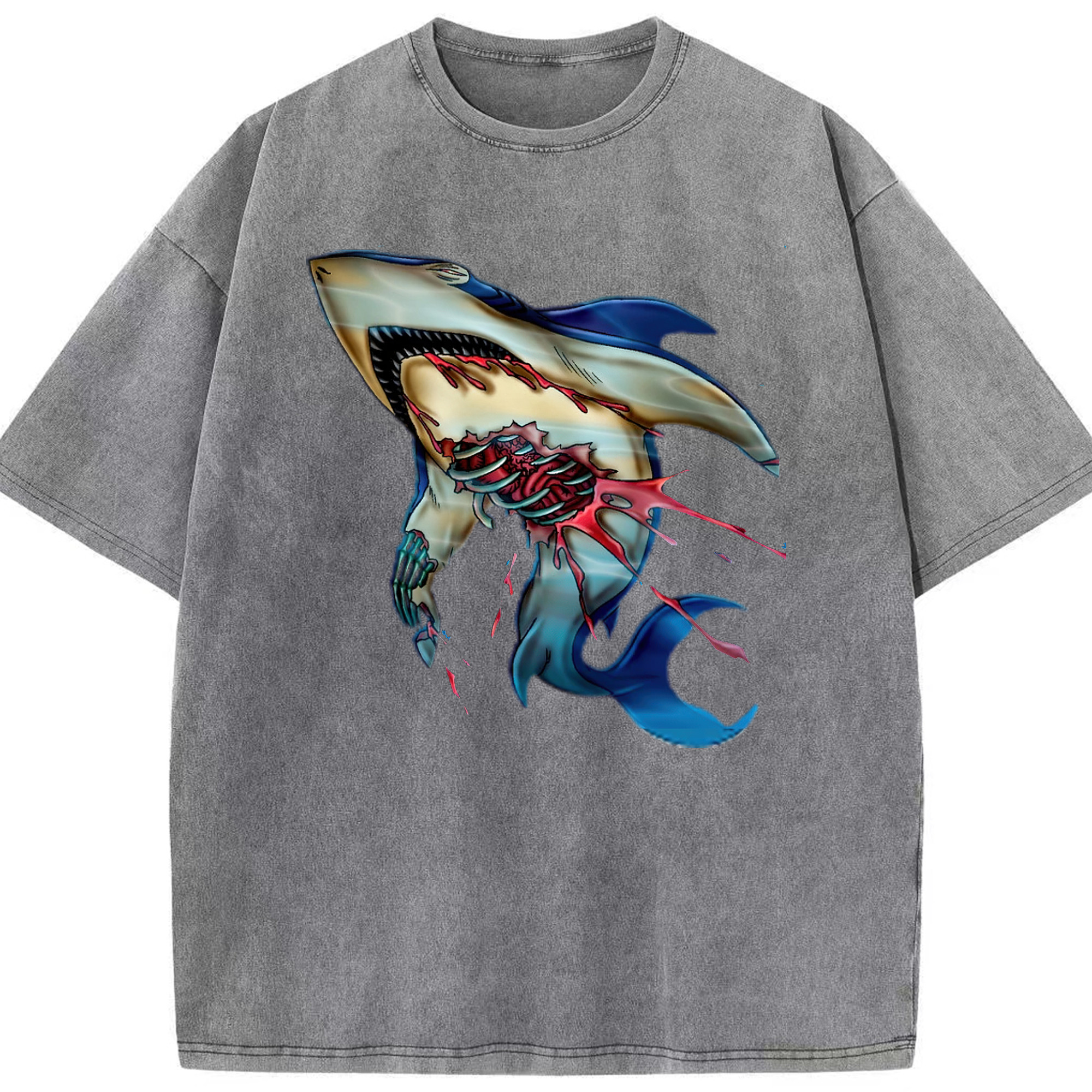 （画像用） 遊☆戯☆王 Yu-Gi-Oh! 綿100% ヴィンテージ風 半袖Tシャツ（フロントプリント）