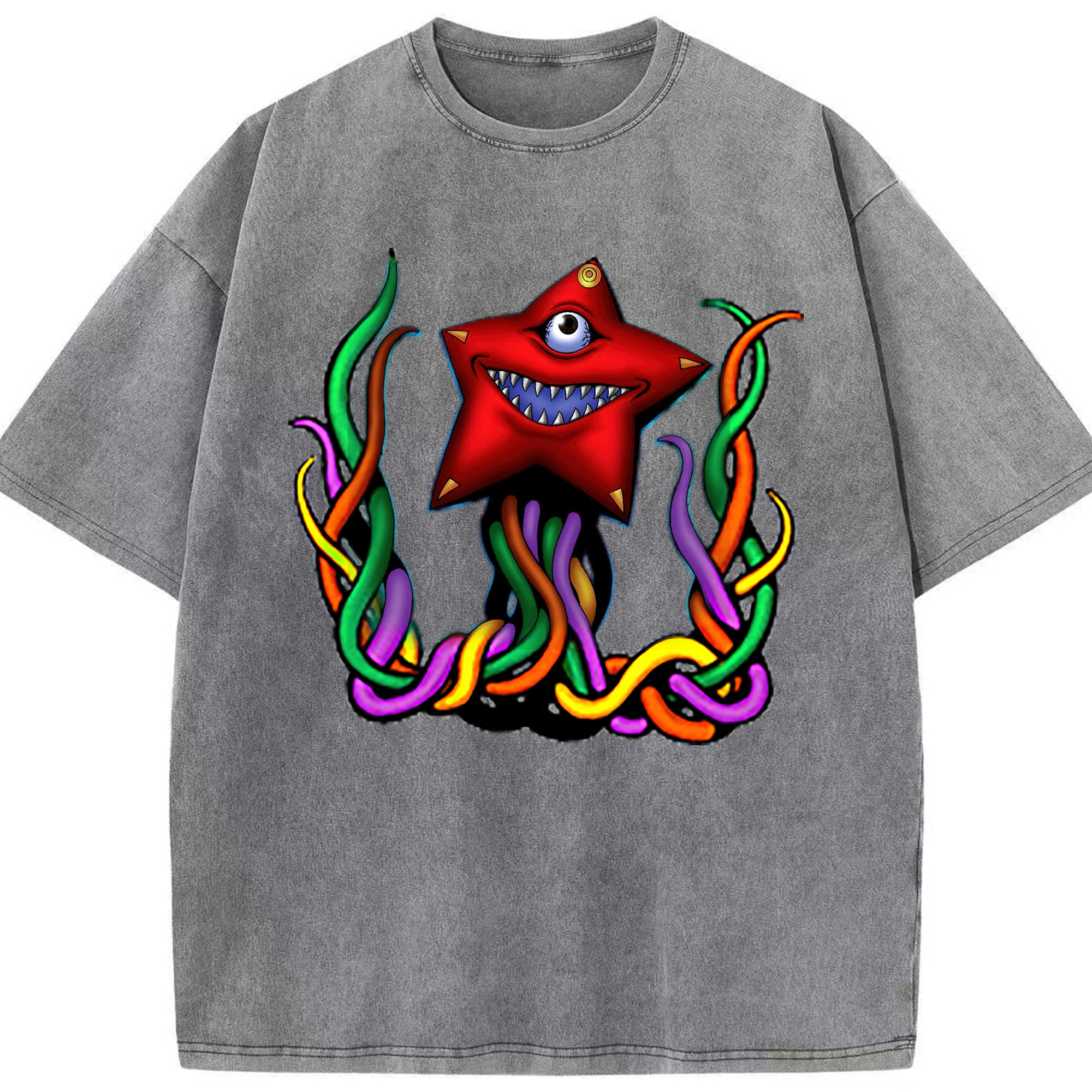 （画像用） 遊☆戯☆王 Yu-Gi-Oh! 綿100% ヴィンテージ風 半袖Tシャツ（フロントプリント）