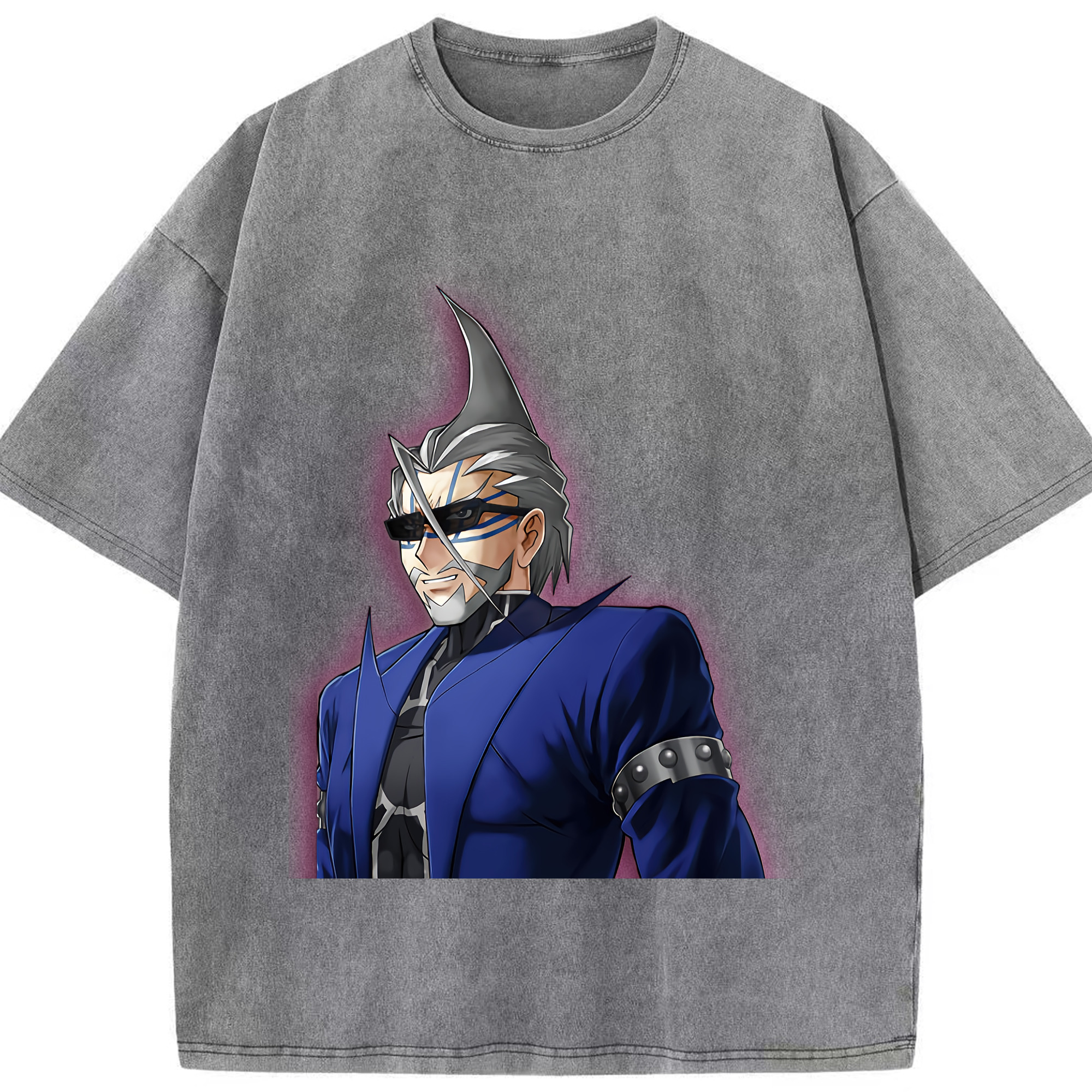 （画像用） 遊☆戯☆王 Yu-Gi-Oh! 綿100% ヴィンテージ風 半袖Tシャツ（フロントプリント）