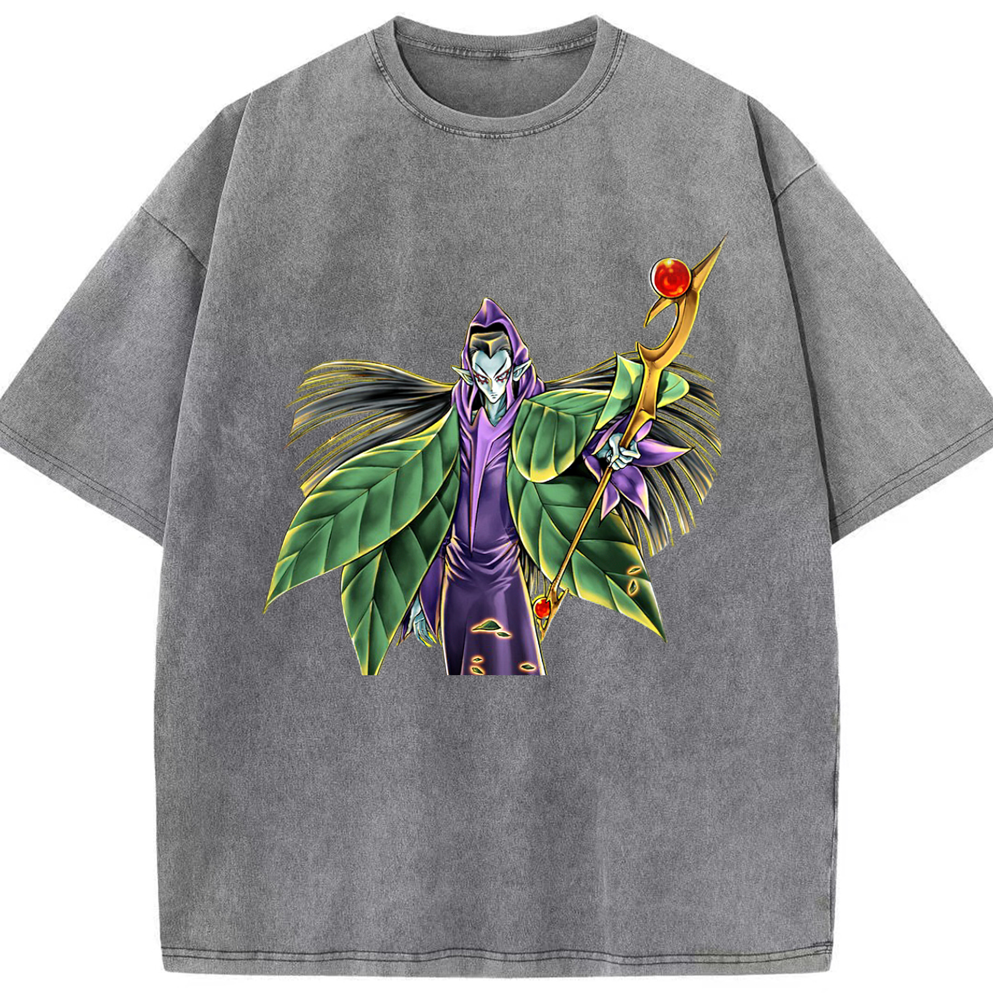 （画像用） 遊☆戯☆王 Yu-Gi-Oh! 綿100% ヴィンテージ風 半袖Tシャツ（フロントプリント）