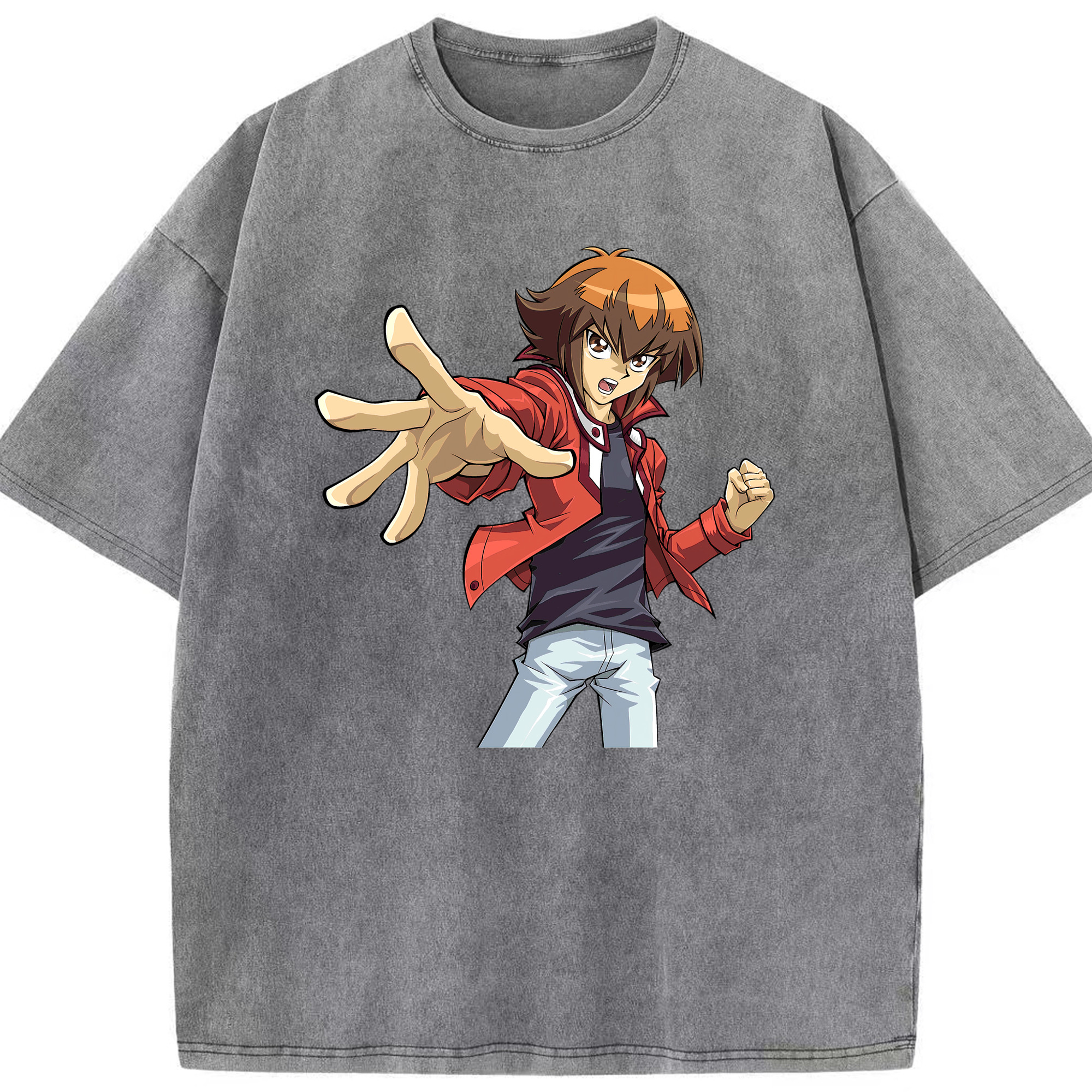 （画像用） 遊☆戯☆王 Yu-Gi-Oh! 綿100% ヴィンテージ風 半袖Tシャツ（フロントプリント）