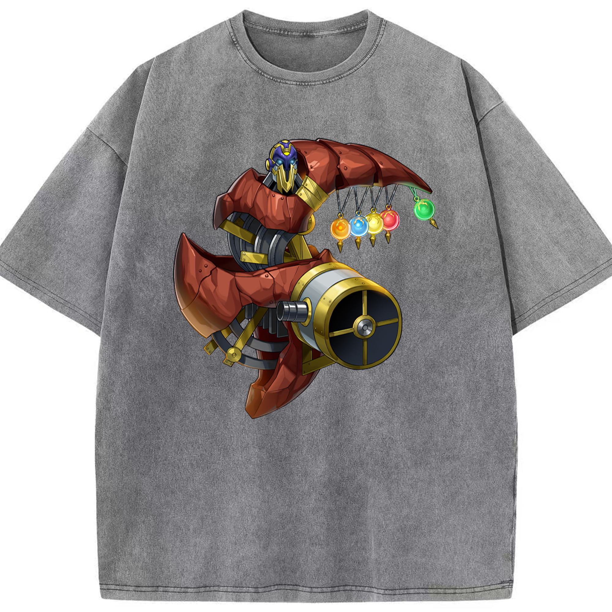 （画像用） 遊☆戯☆王 Yu-Gi-Oh! 綿100% ヴィンテージ風 半袖Tシャツ（フロントプリント）