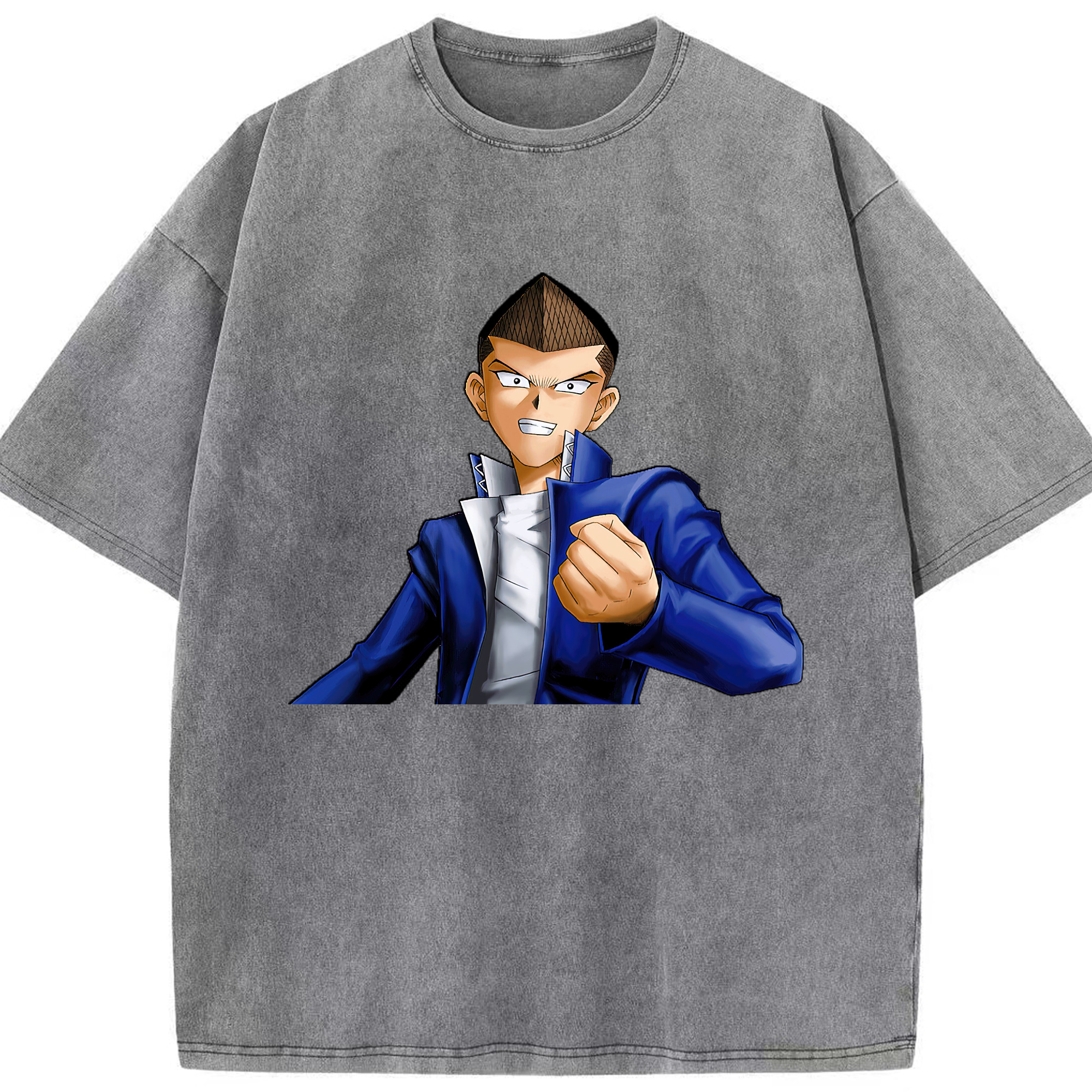 （画像用） 遊☆戯☆王 Yu-Gi-Oh! 綿100% ヴィンテージ風 半袖Tシャツ（フロントプリント）