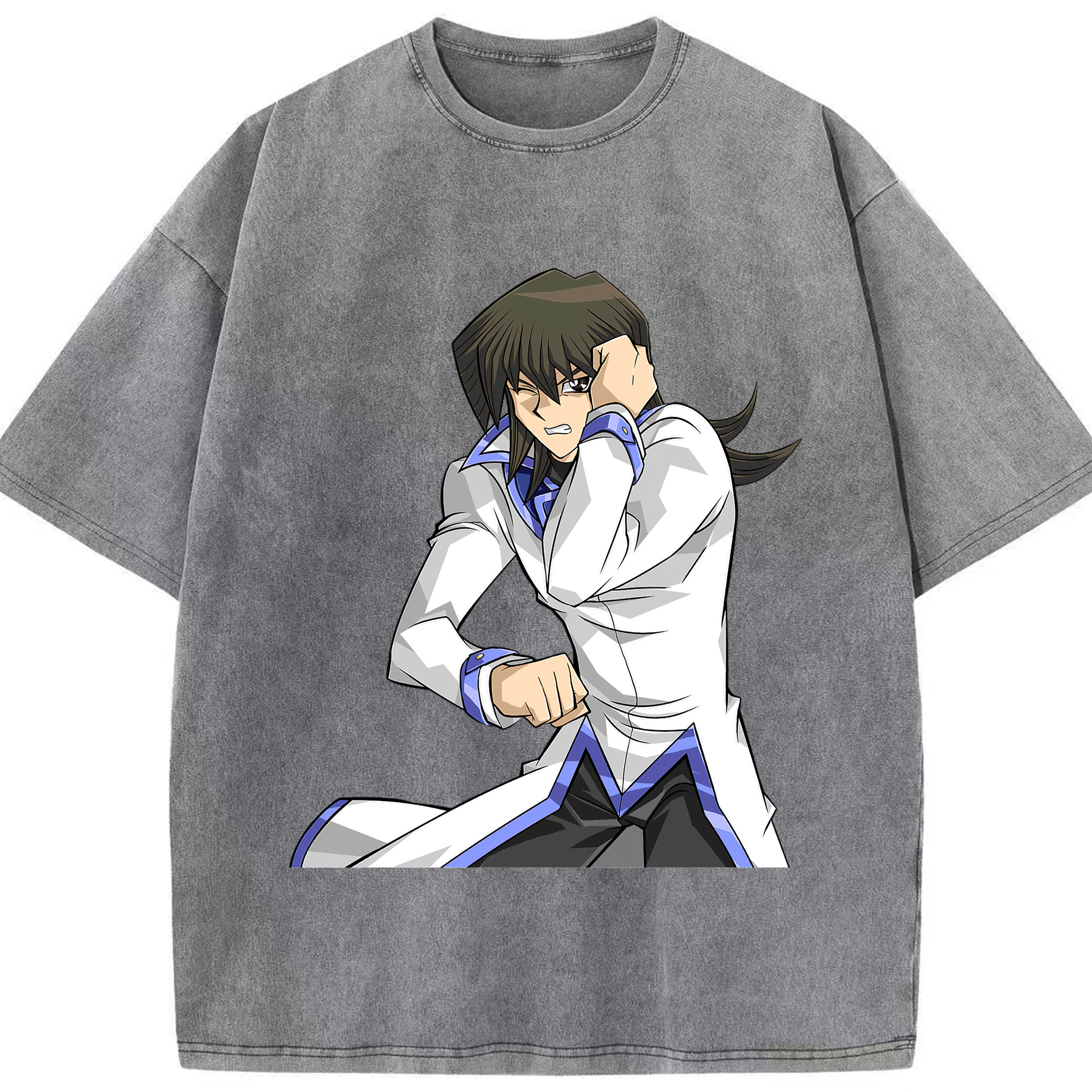 （画像用） 遊☆戯☆王 Yu-Gi-Oh! 綿100% ヴィンテージ風 半袖Tシャツ（フロントプリント）