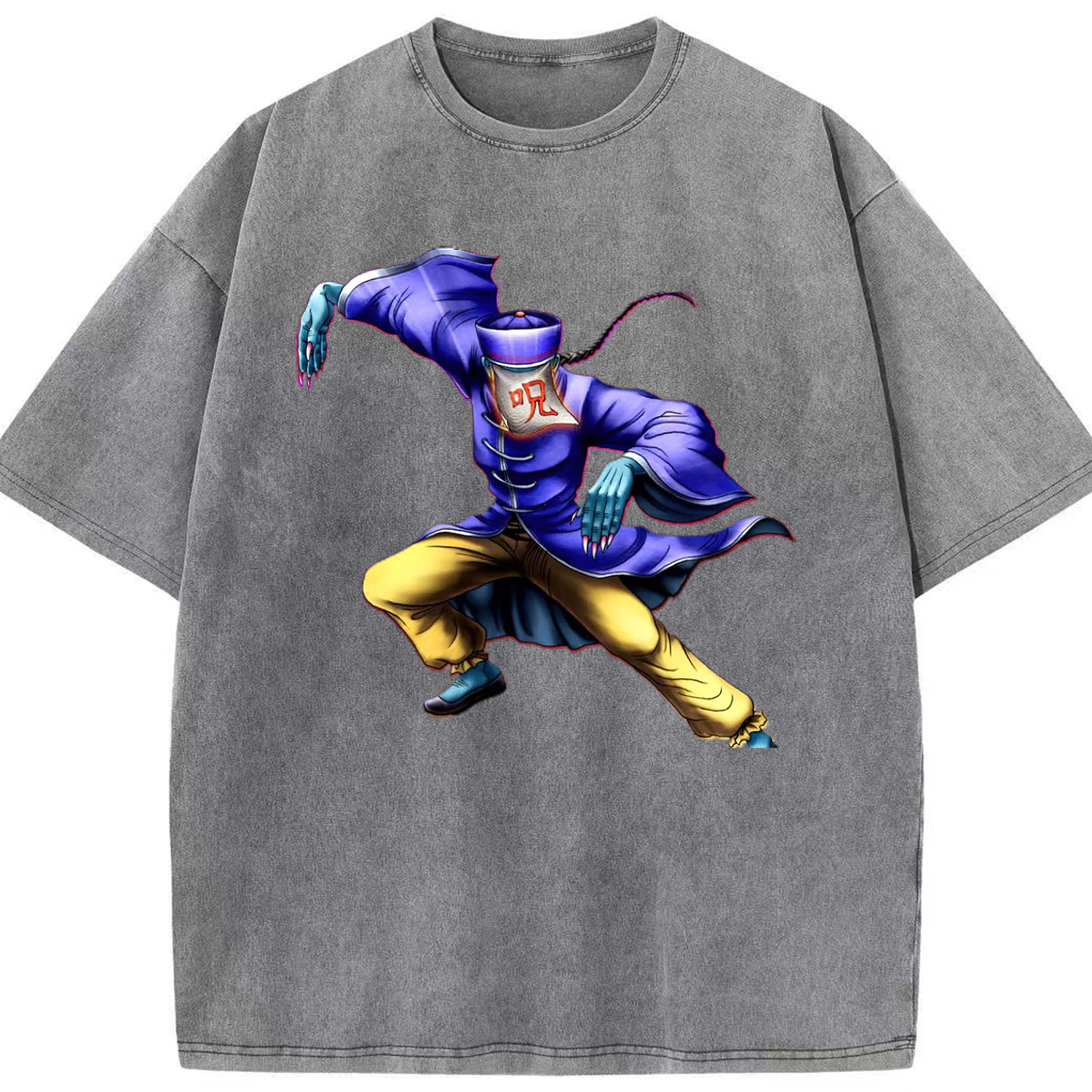 （画像用） 遊☆戯☆王 Yu-Gi-Oh! 綿100% ヴィンテージ風 半袖Tシャツ（フロントプリント）