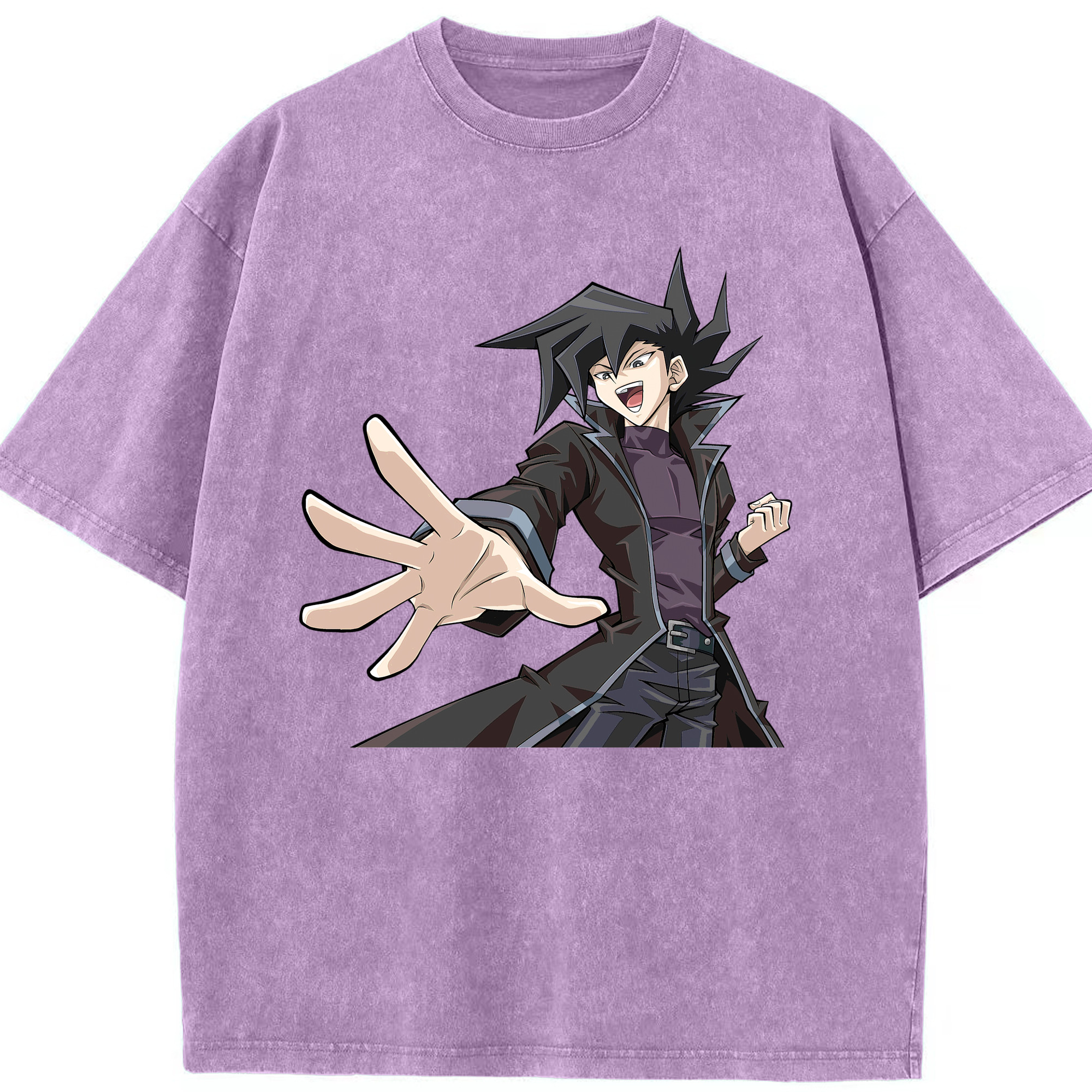 （画像用） 遊☆戯☆王 Yu-Gi-Oh! 綿100% ヴィンテージ風 半袖Tシャツ（フロントプリント）
