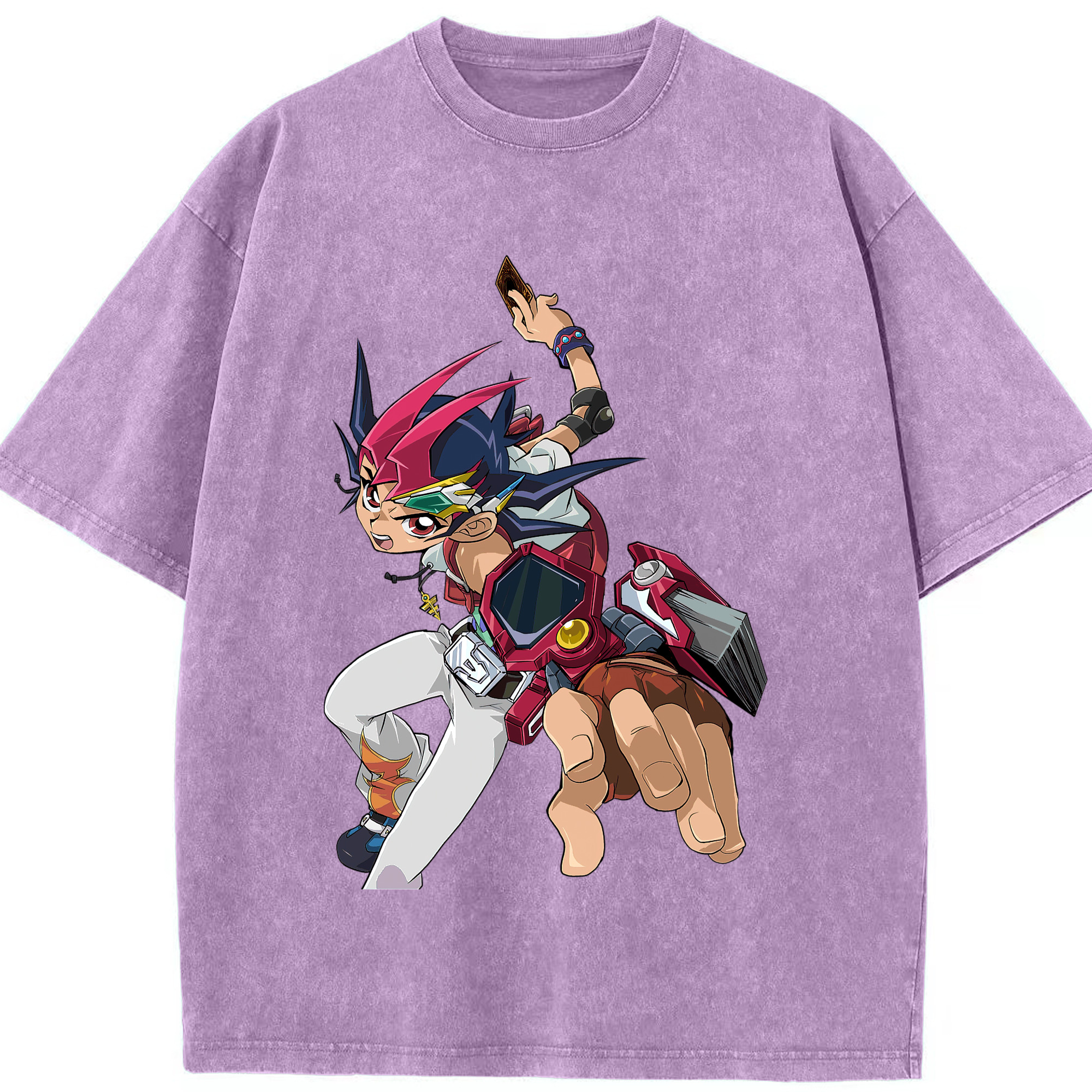 （画像用） 遊☆戯☆王 Yu-Gi-Oh! 綿100% ヴィンテージ風 半袖Tシャツ（フロントプリント）