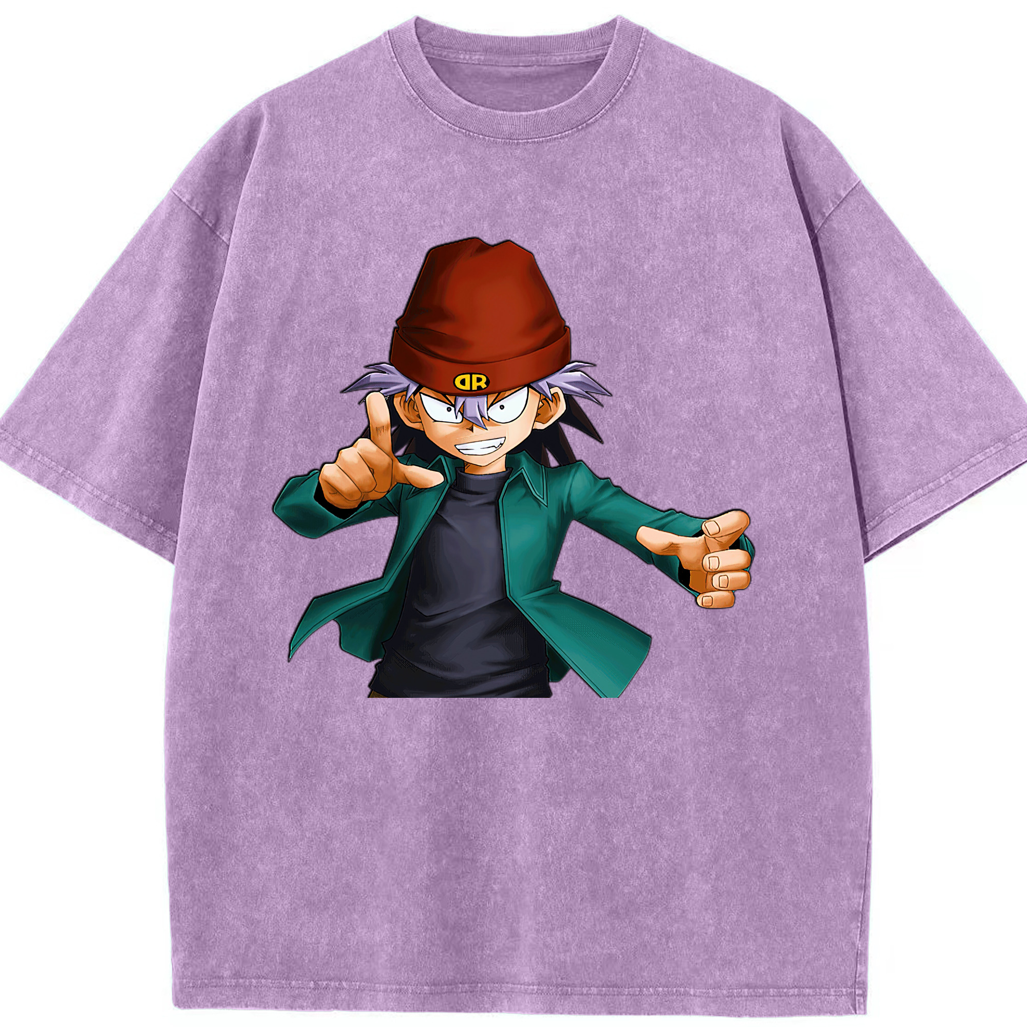 （画像用） 遊☆戯☆王 Yu-Gi-Oh! 綿100% ヴィンテージ風 半袖Tシャツ（フロントプリント）