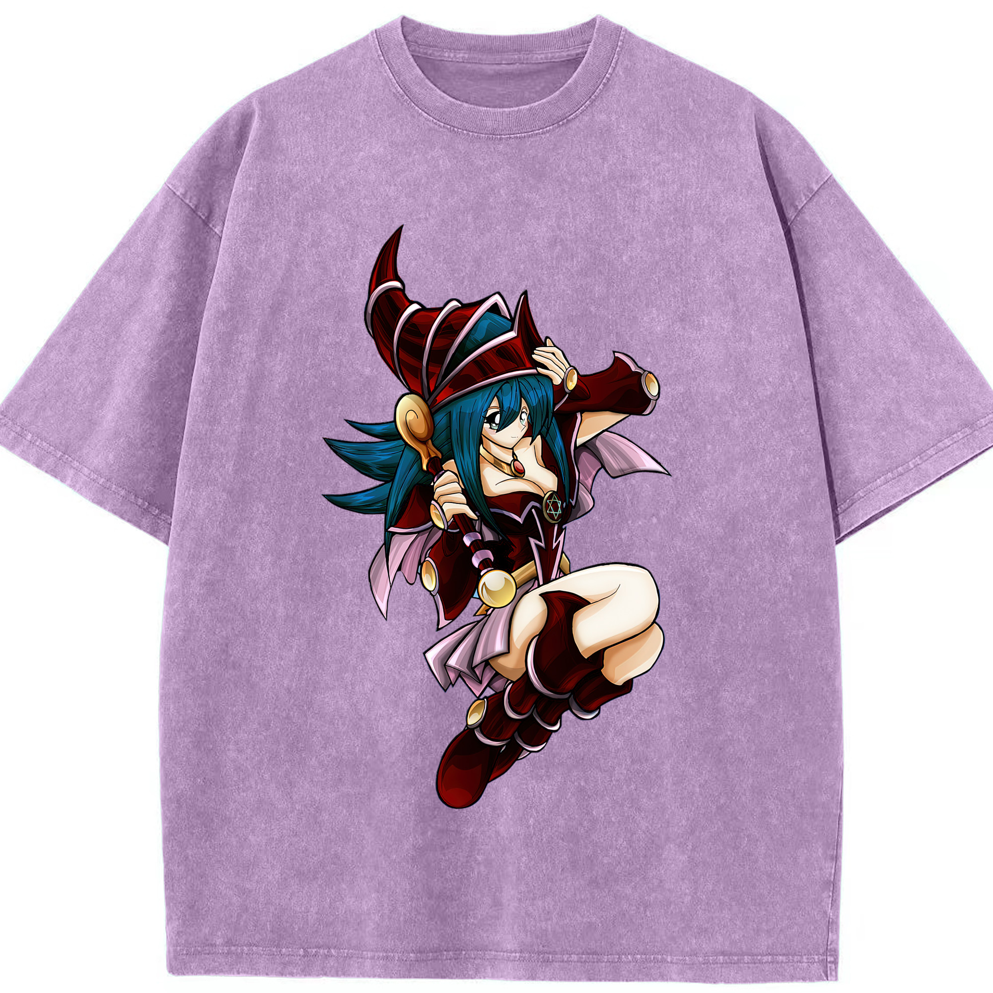 （画像用） 遊☆戯☆王 Yu-Gi-Oh! 綿100% ヴィンテージ風 半袖Tシャツ（フロントプリント）