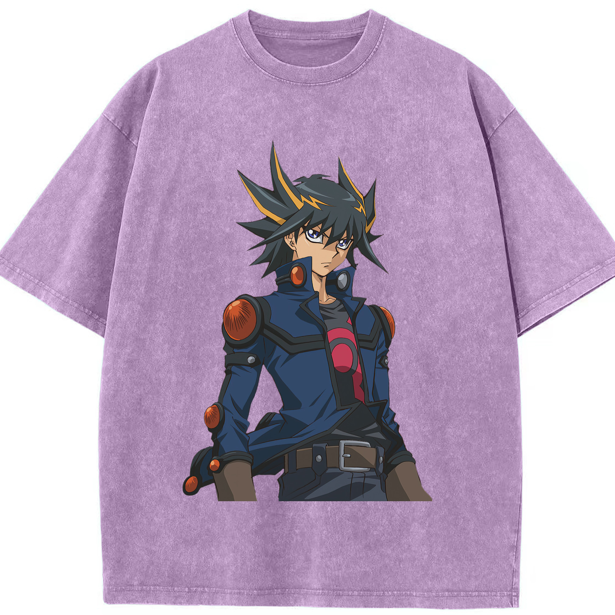 （画像用） 遊☆戯☆王 Yu-Gi-Oh! 綿100% ヴィンテージ風 半袖Tシャツ（フロントプリント）