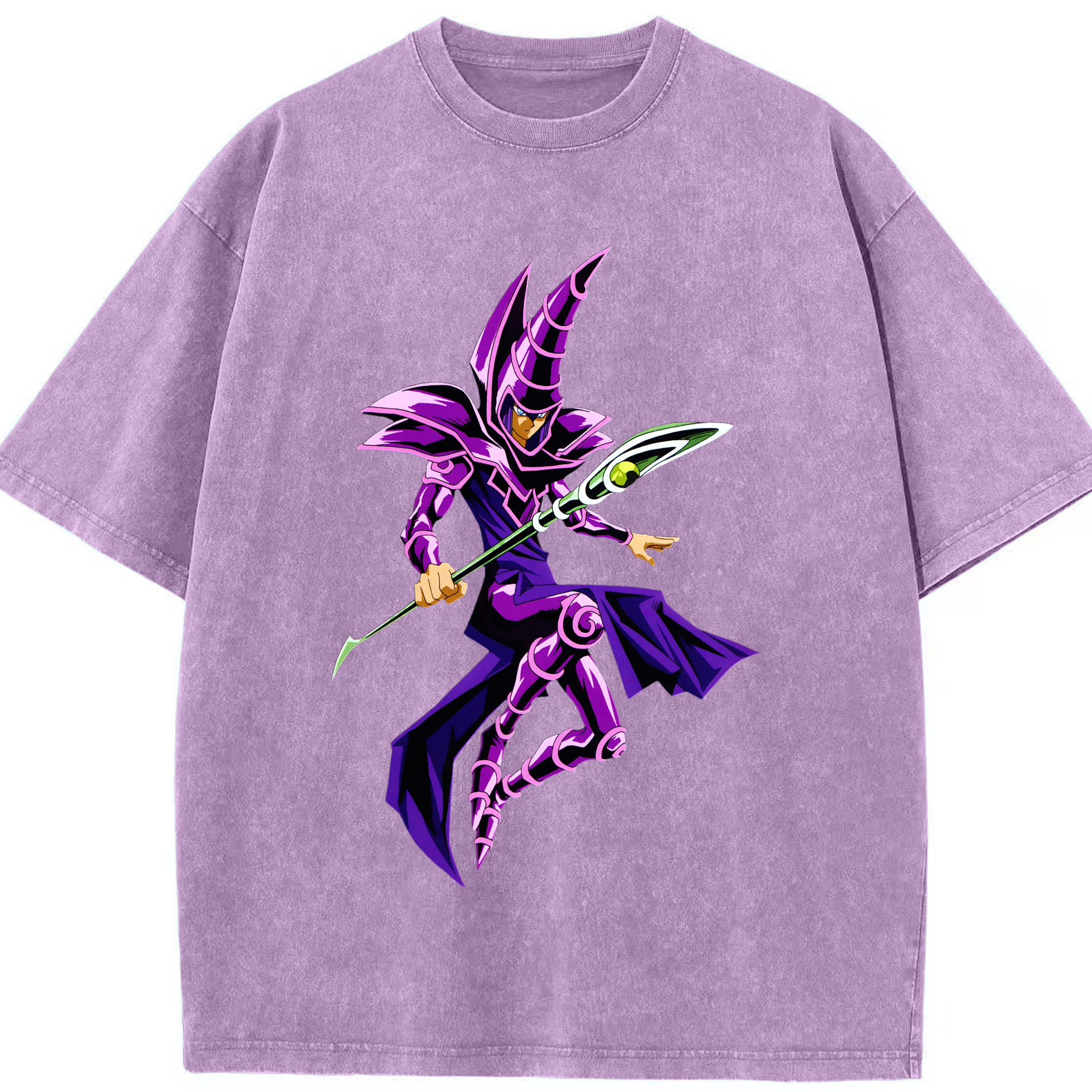 （画像用） 遊☆戯☆王 Yu-Gi-Oh! 綿100% ヴィンテージ風 半袖Tシャツ（フロントプリント）