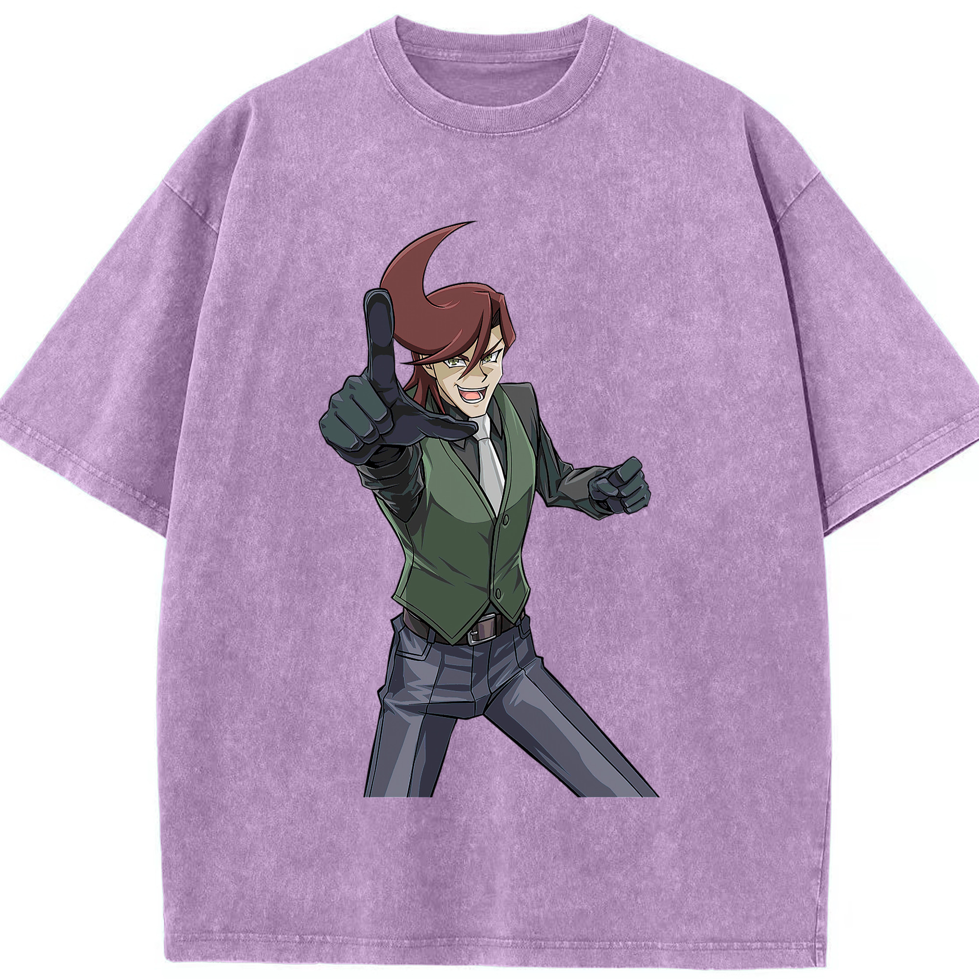 （画像用） 遊☆戯☆王 Yu-Gi-Oh! 綿100% ヴィンテージ風 半袖Tシャツ（フロントプリント）